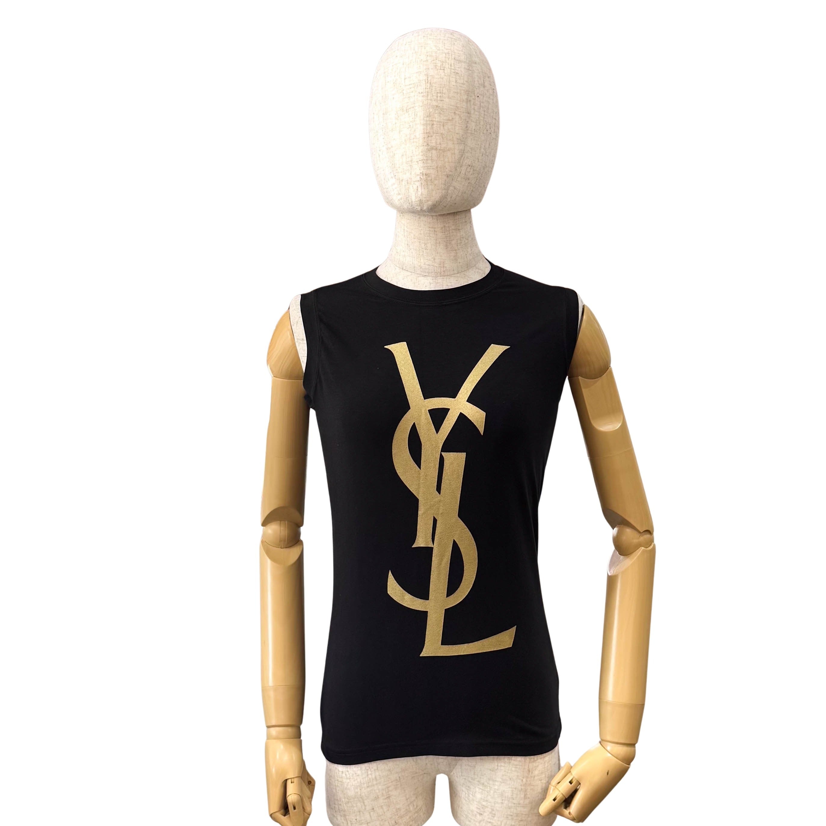 YSL Black T-Shirt Size M