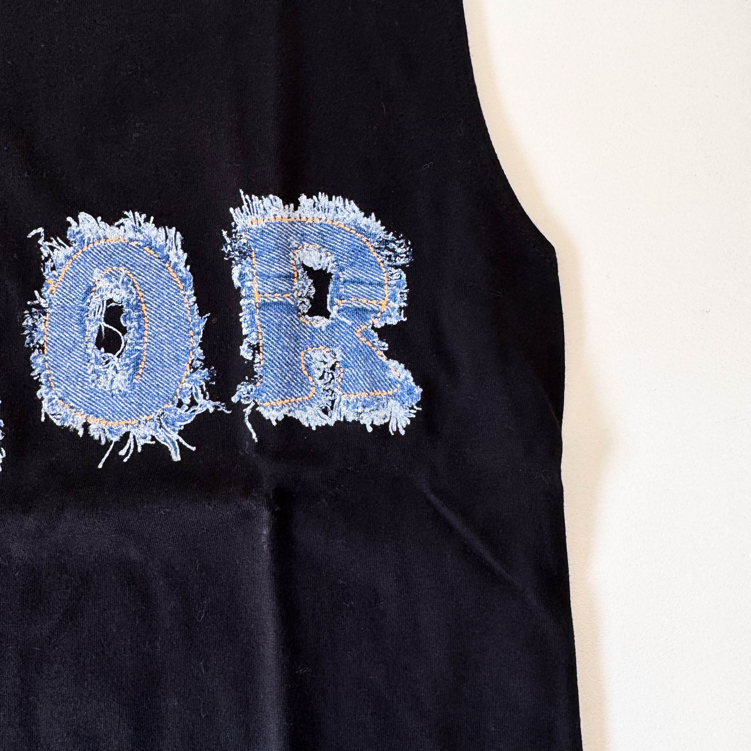 Vintage Black Tank Top Size 8