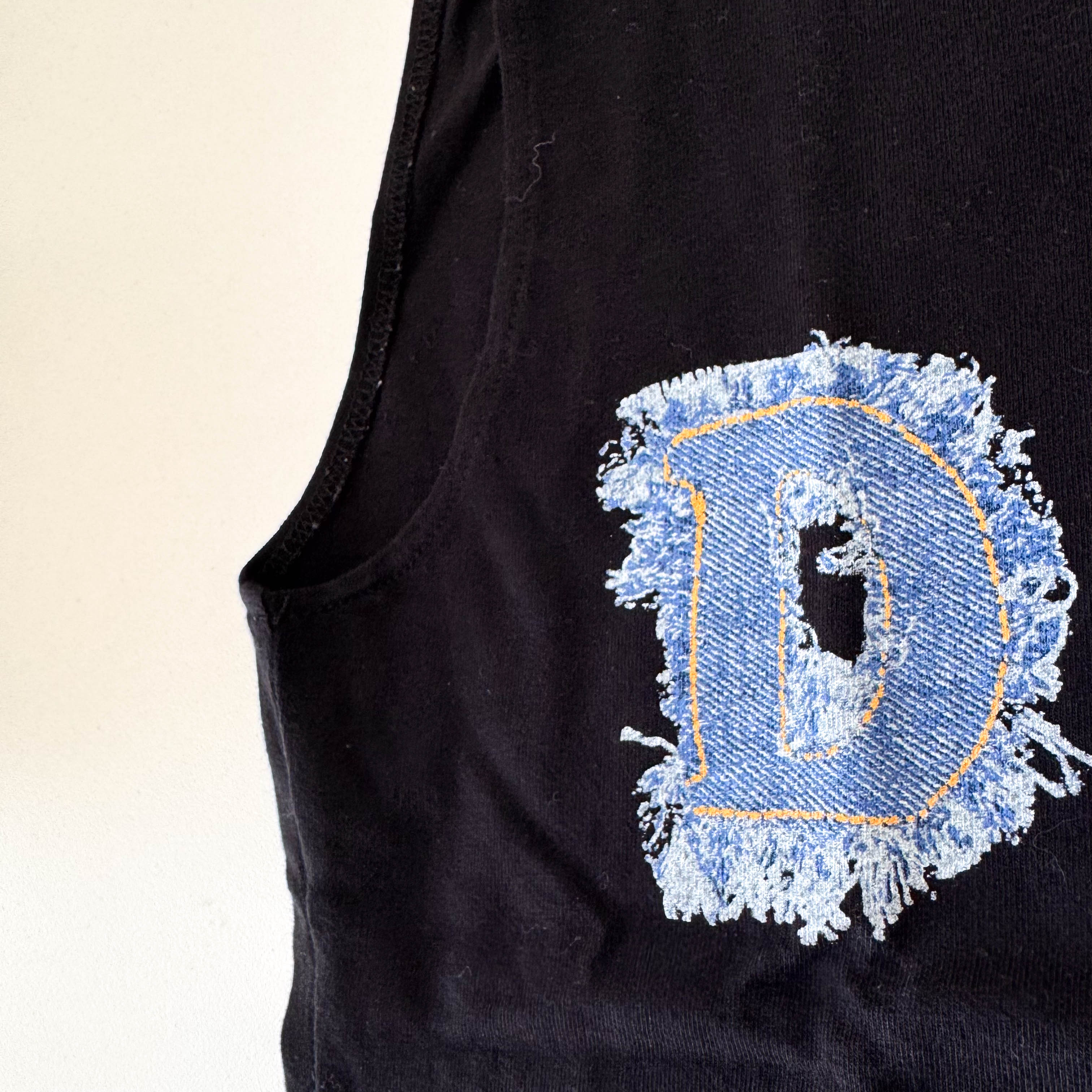 Vintage Black Tank Top Size 8