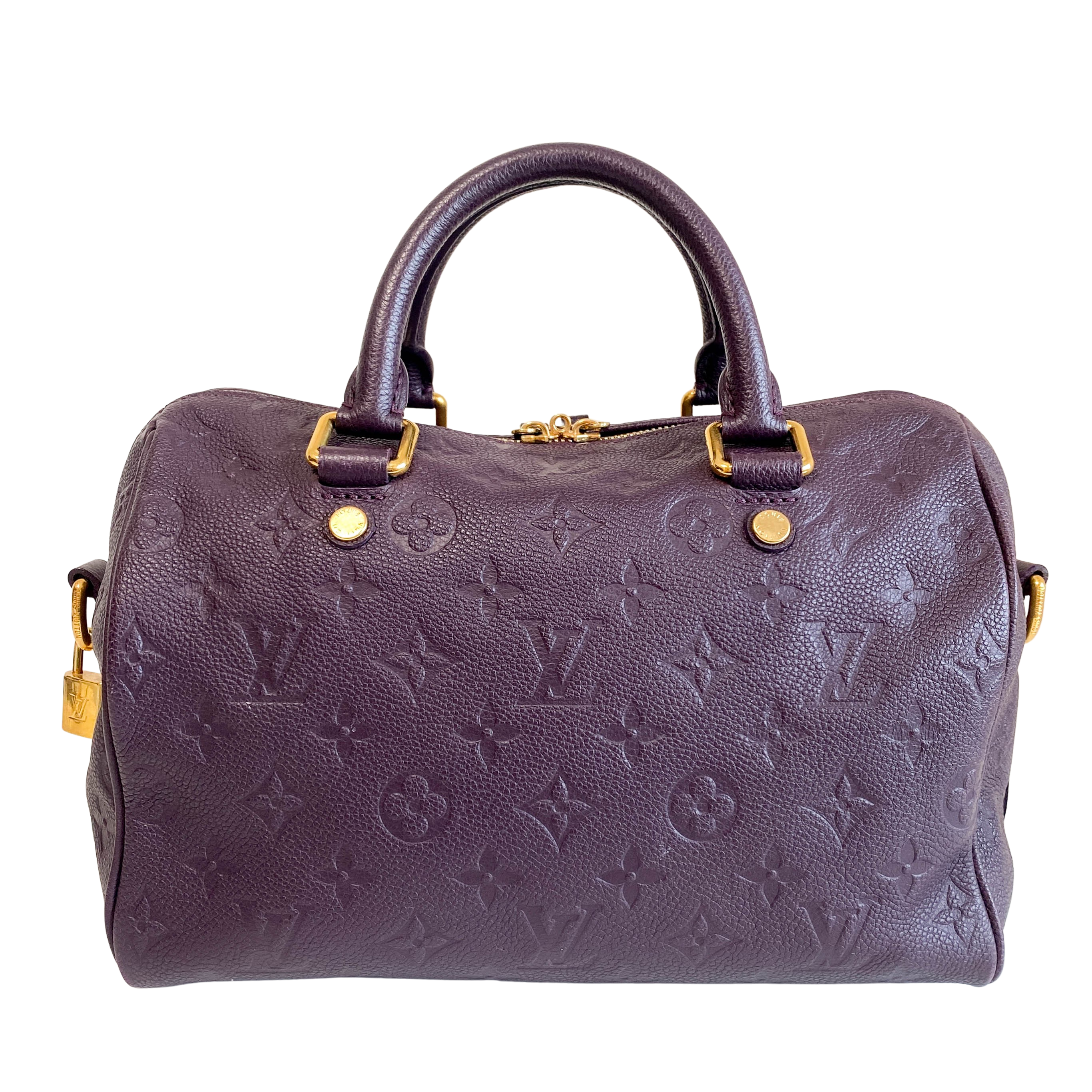 Speedy Bandoulière 30 Purple Monogram Empreinte