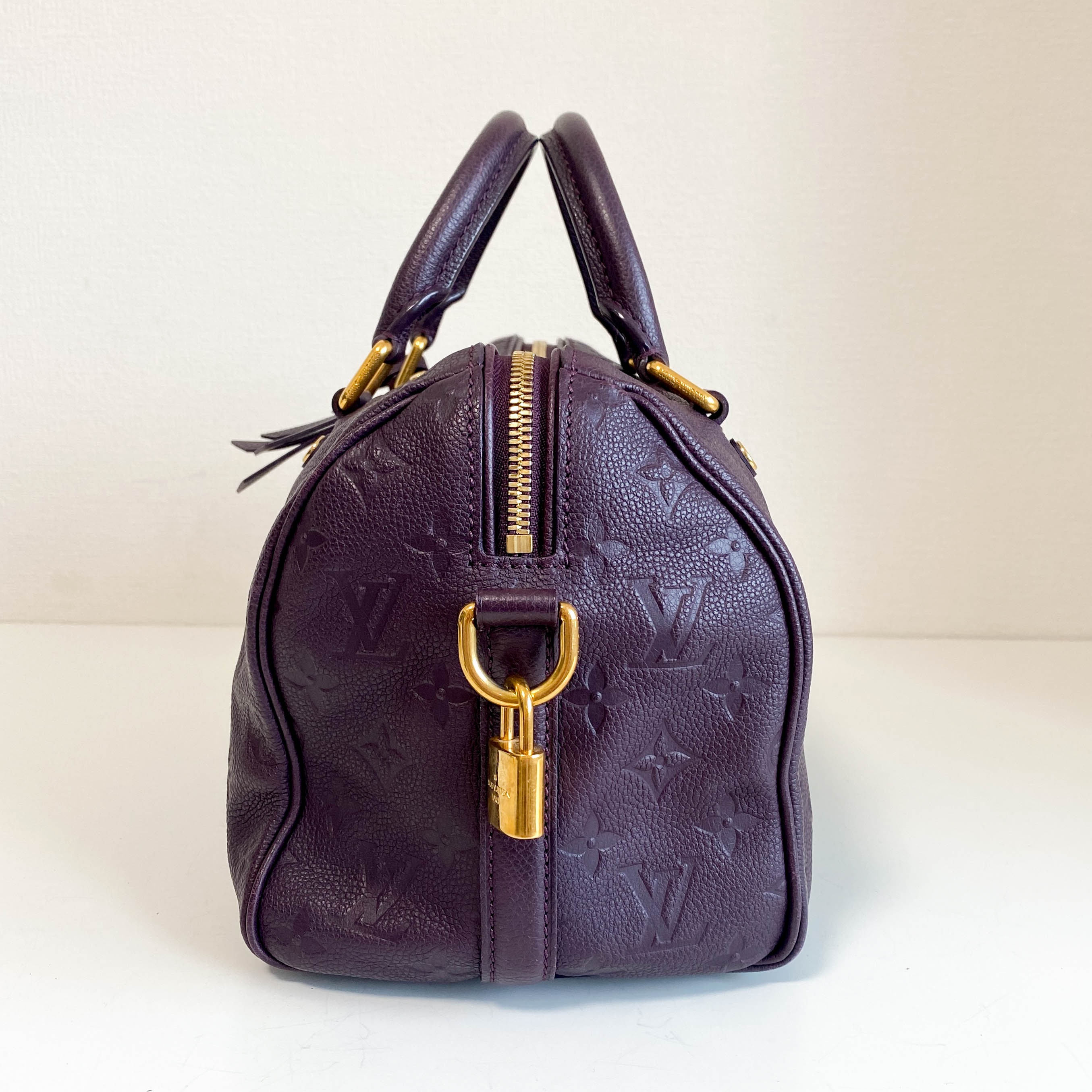 Speedy Bandoulière 30 Purple Monogram Empreinte