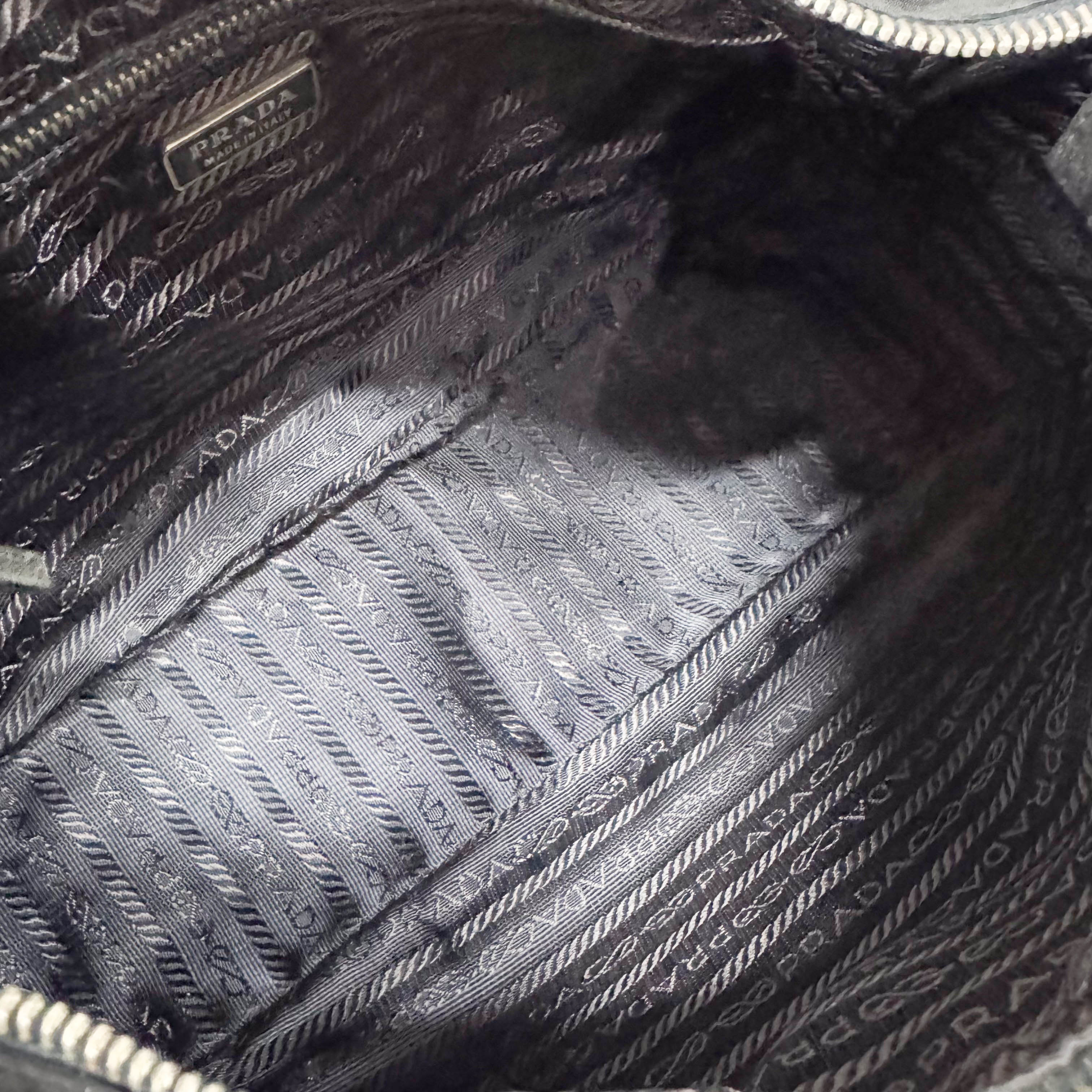 Nylon Black Shoulder Bag