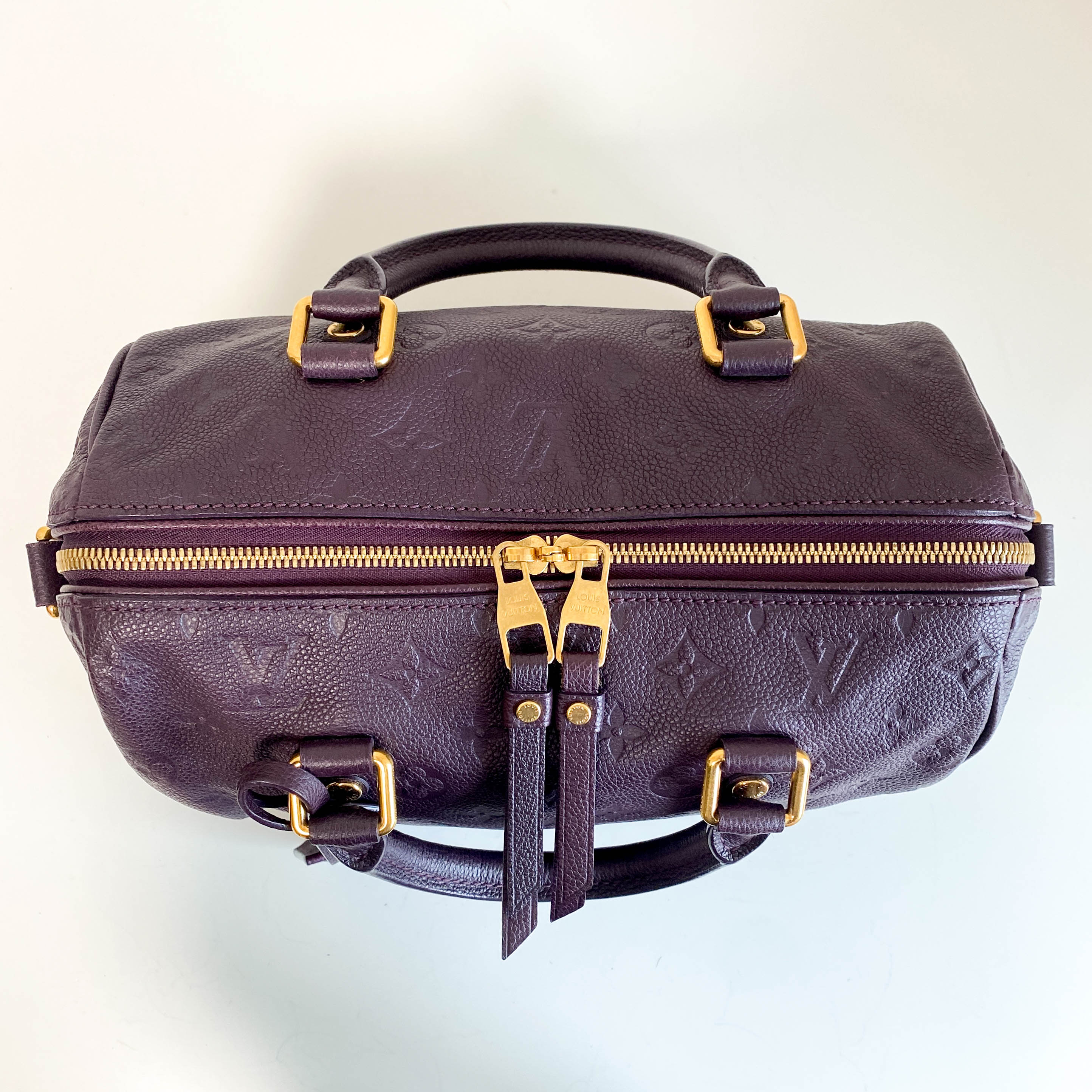 Speedy Bandoulière 30 Purple Monogram Empreinte