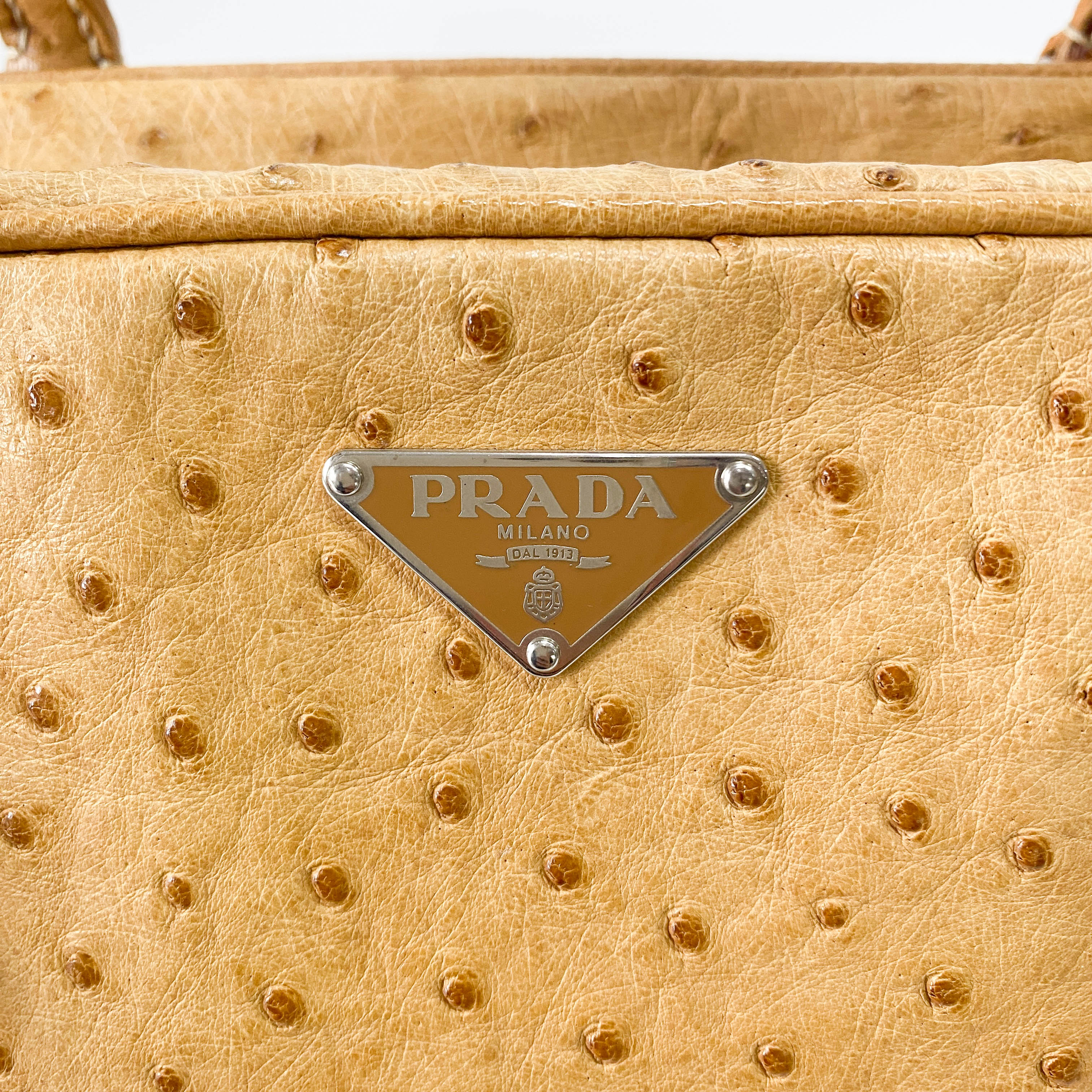 Light Brown Horizontal Leather Shoulder Bag