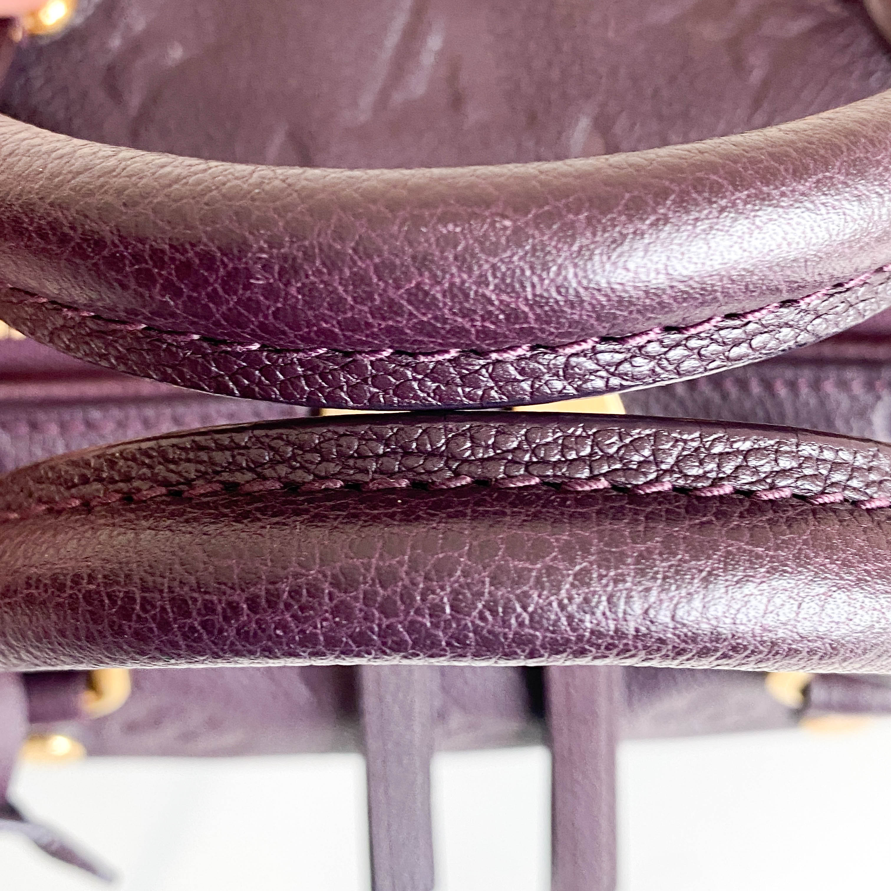 Speedy Bandoulière 30 Purple Monogram Empreinte