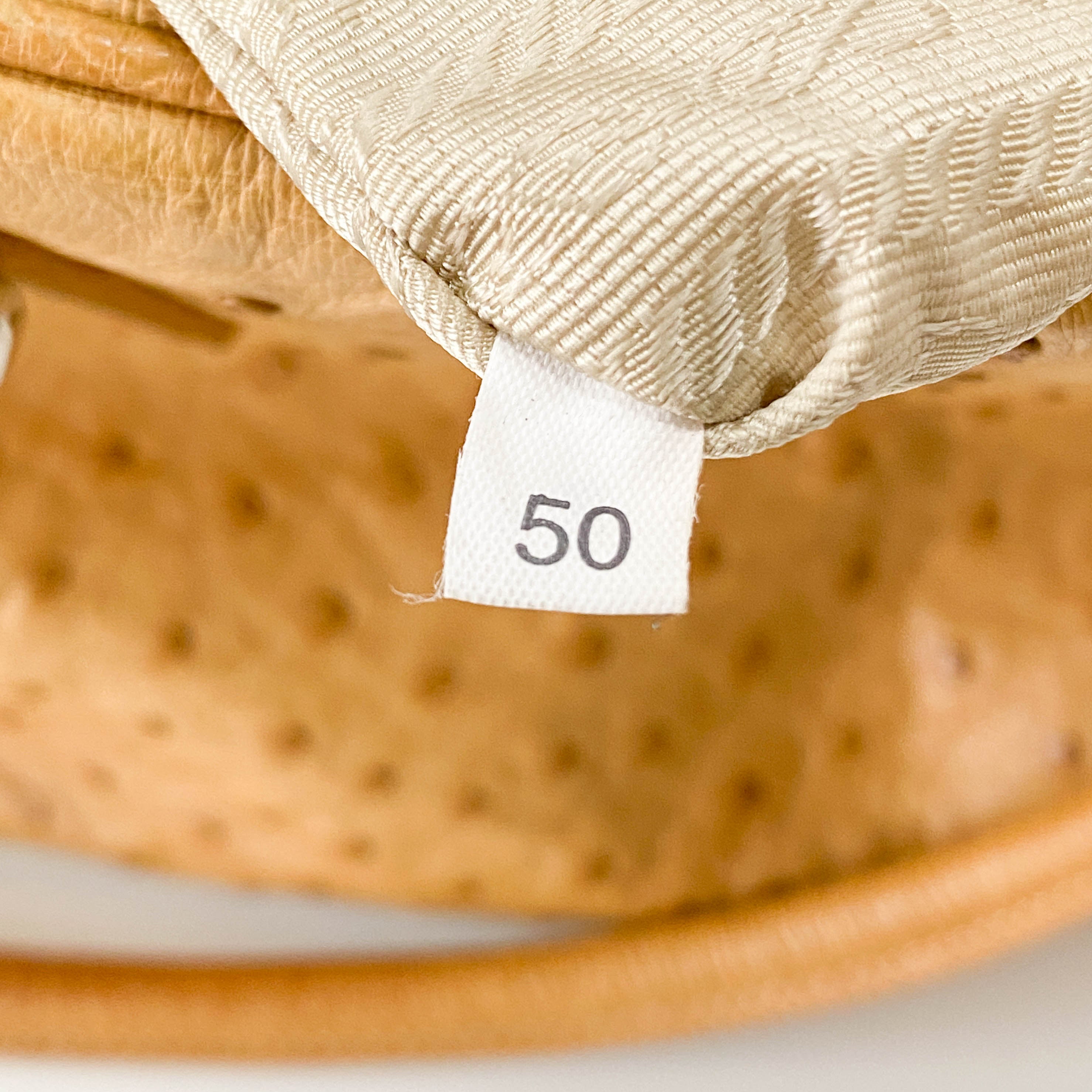 Light Brown Horizontal Leather Shoulder Bag