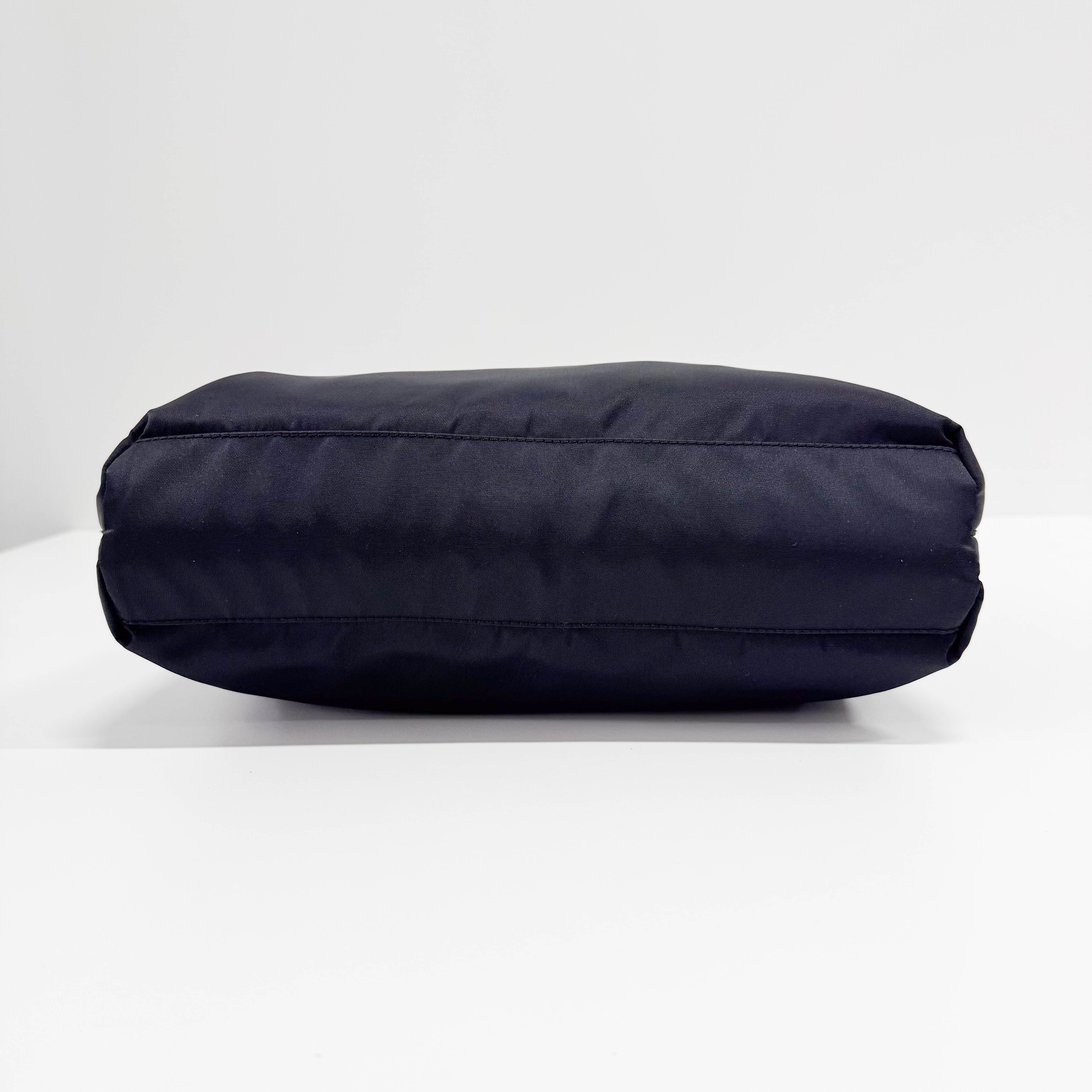 Tessuto Nylon Black Tote Bag