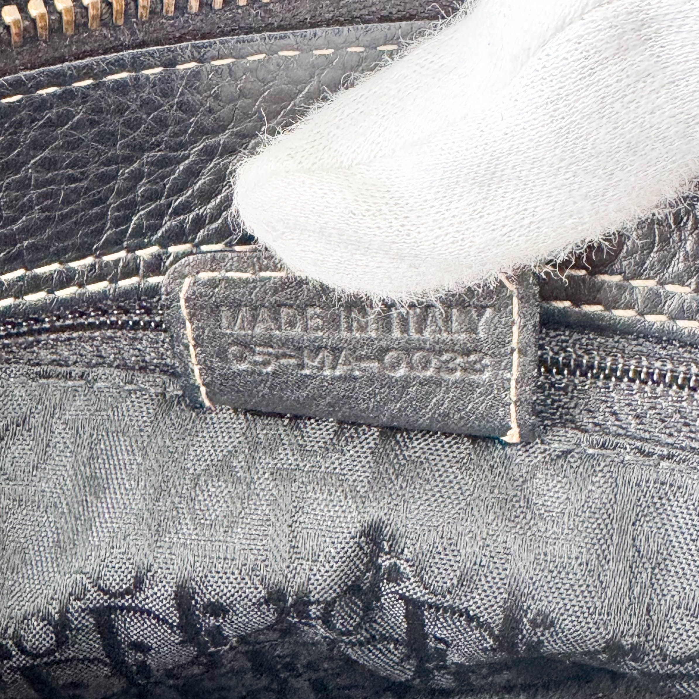 Lady Dior Black Leather Shoulder Bag