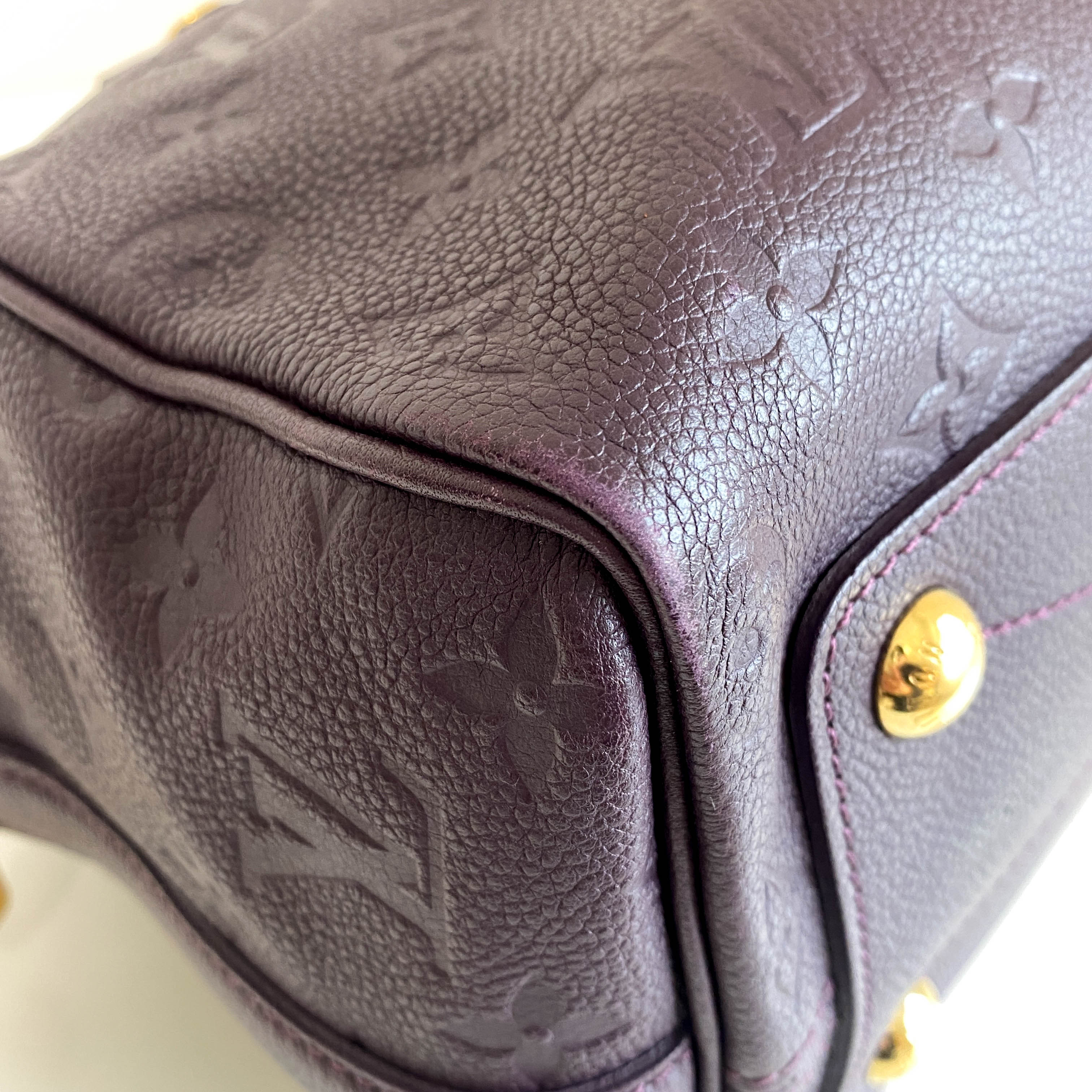 Speedy Bandoulière 30 Purple Monogram Empreinte