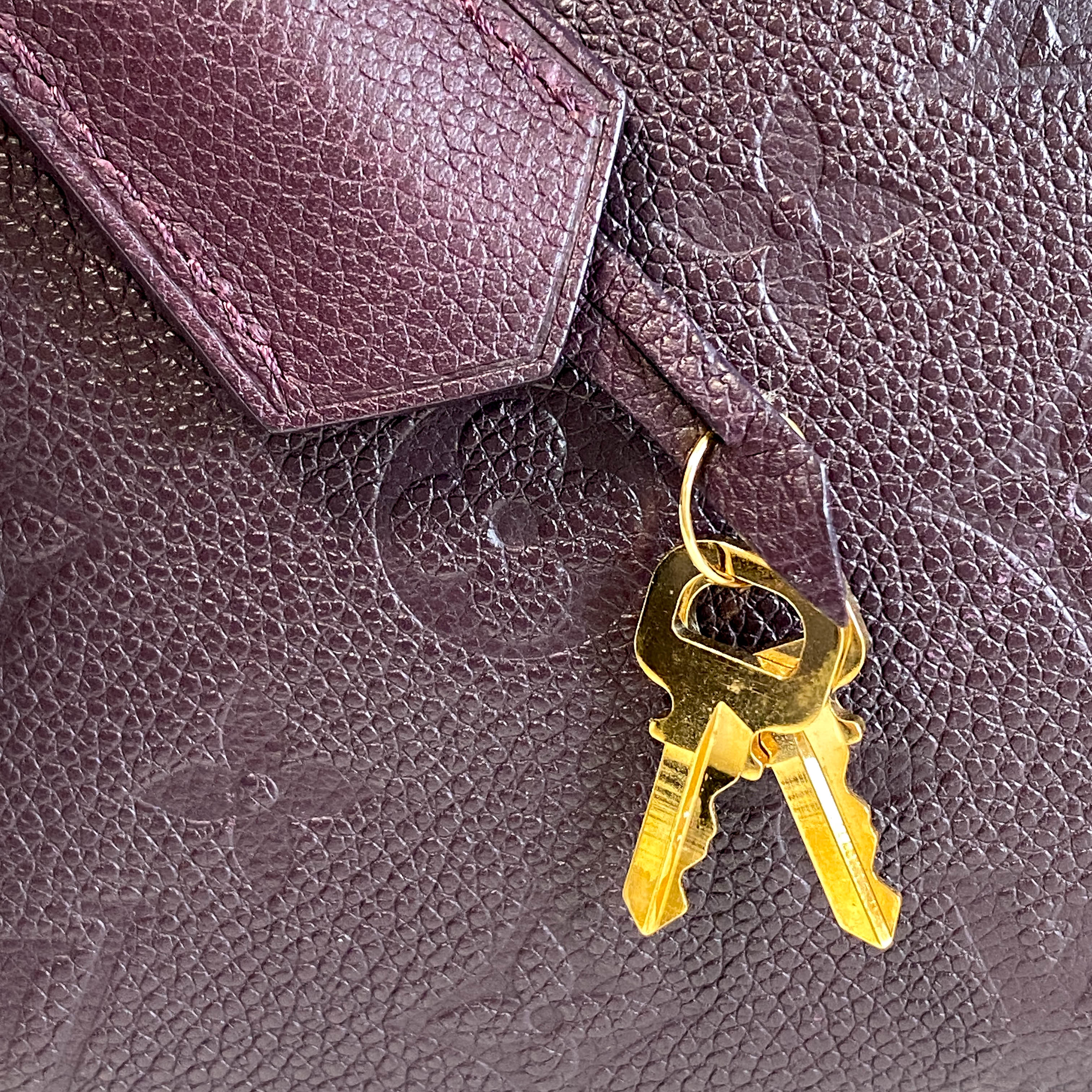 Speedy Bandoulière 30 Purple Monogram Empreinte