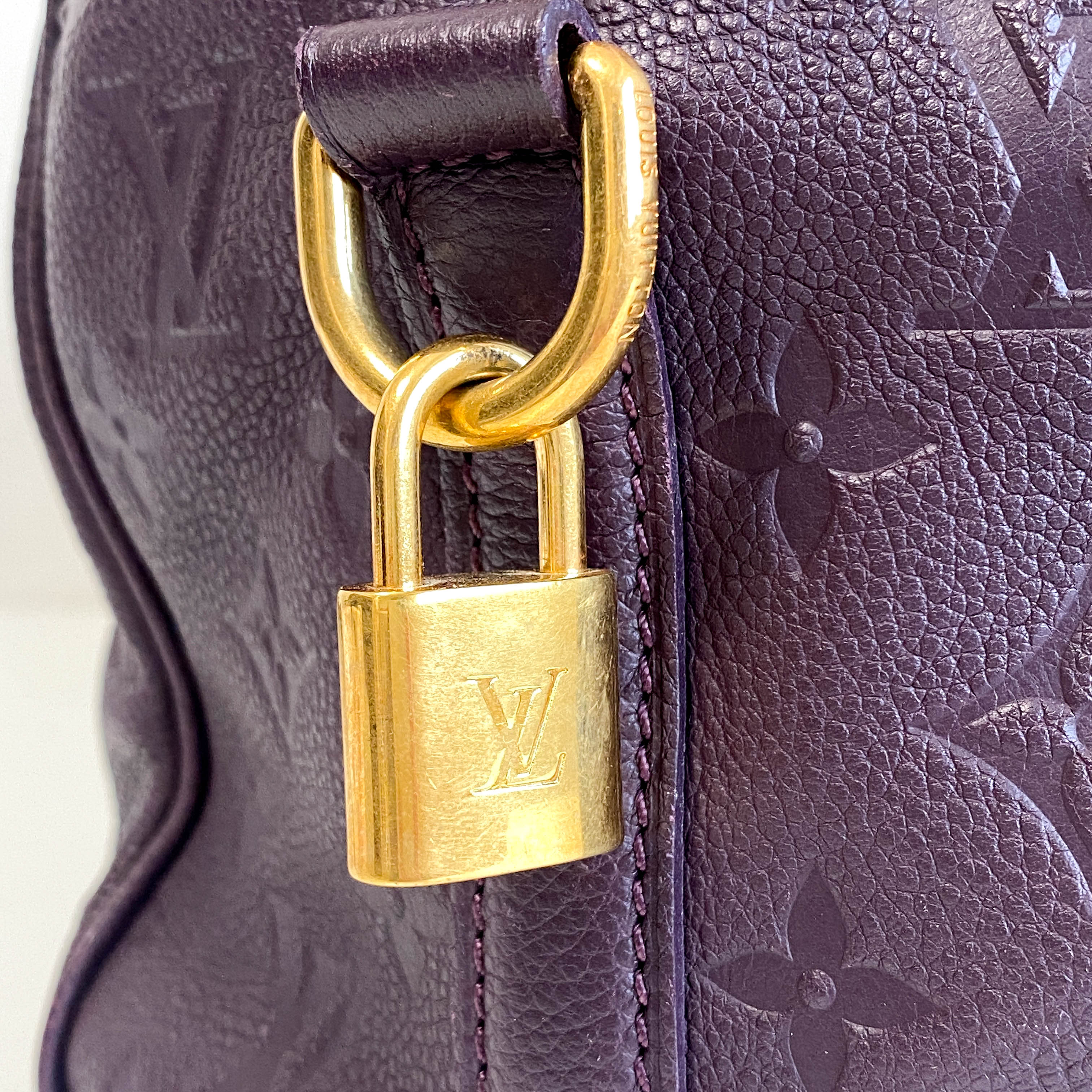 Speedy Bandoulière 30 Purple Monogram Empreinte