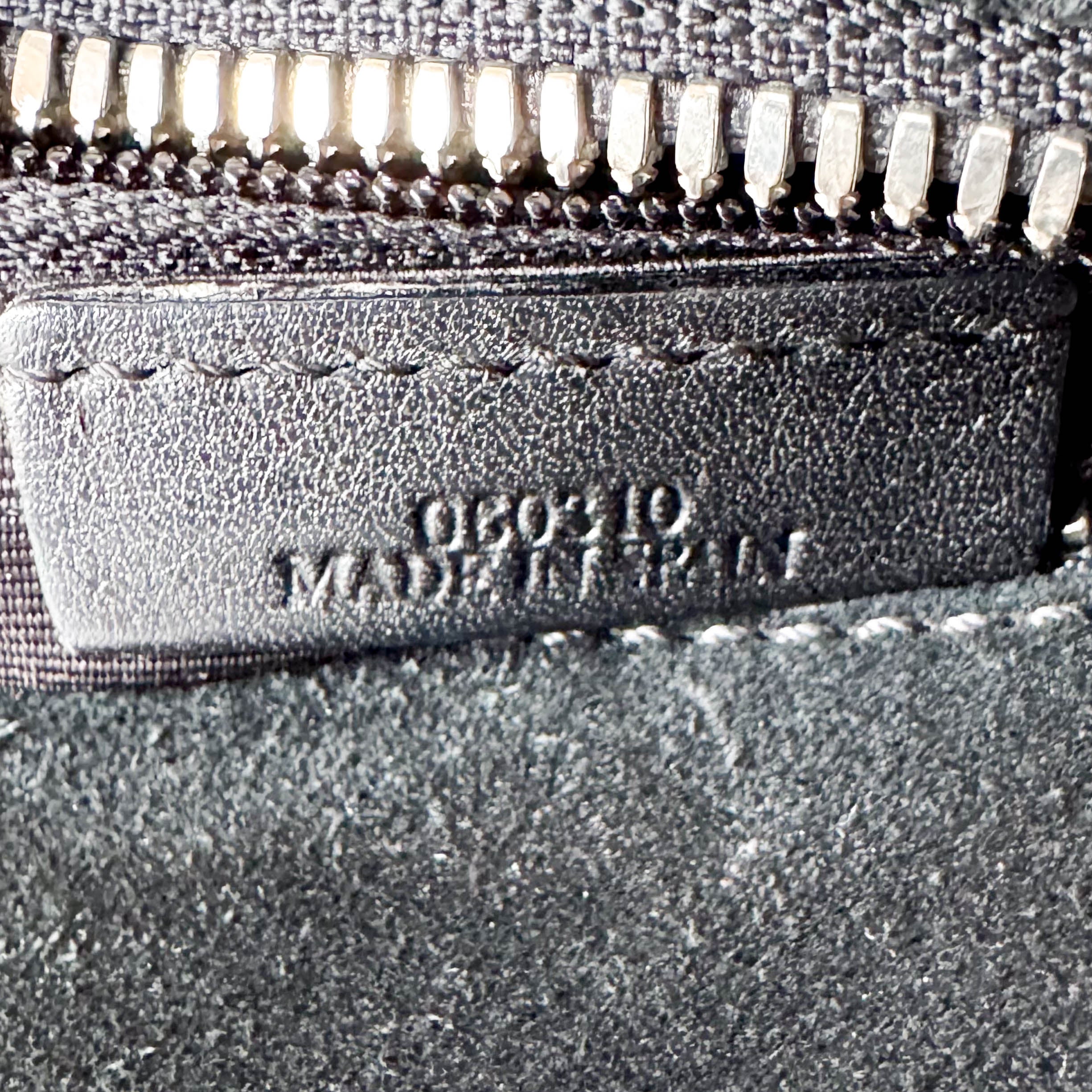 Vintage Black Suede Shoulder Bag