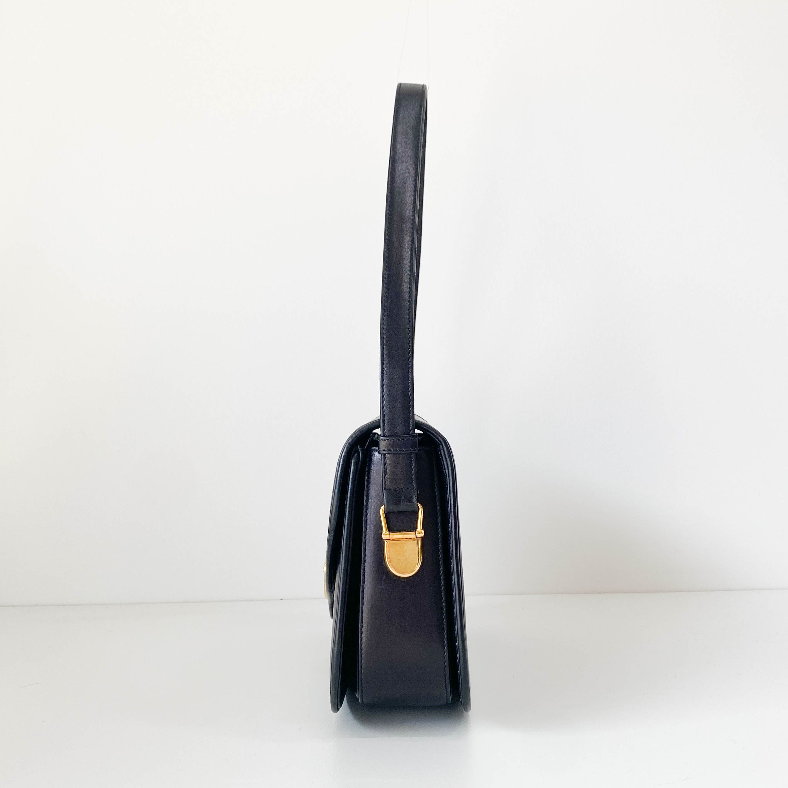 Horsebit Dark Chocolate Brown Bag