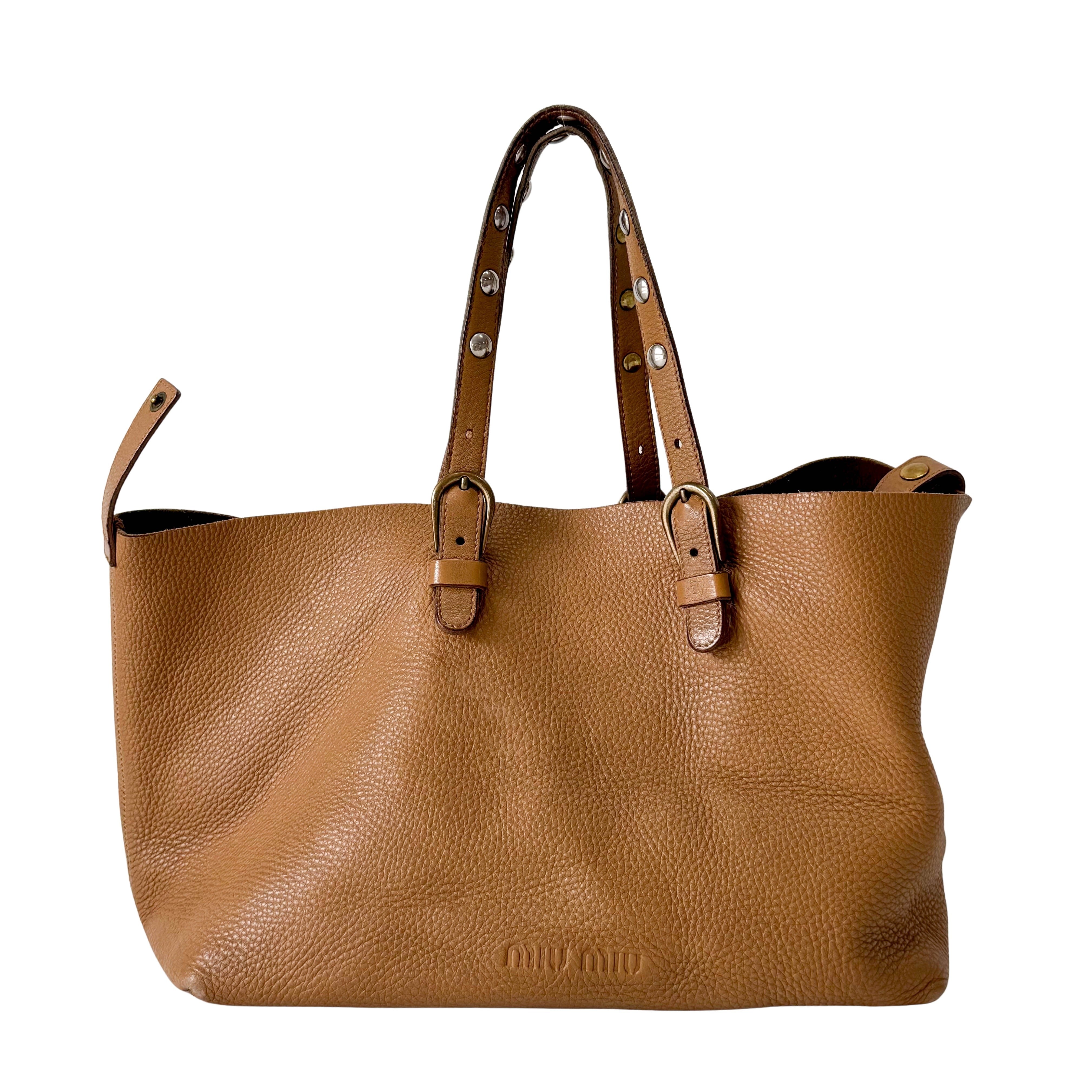 Archive Brown Leather Tote Bag
