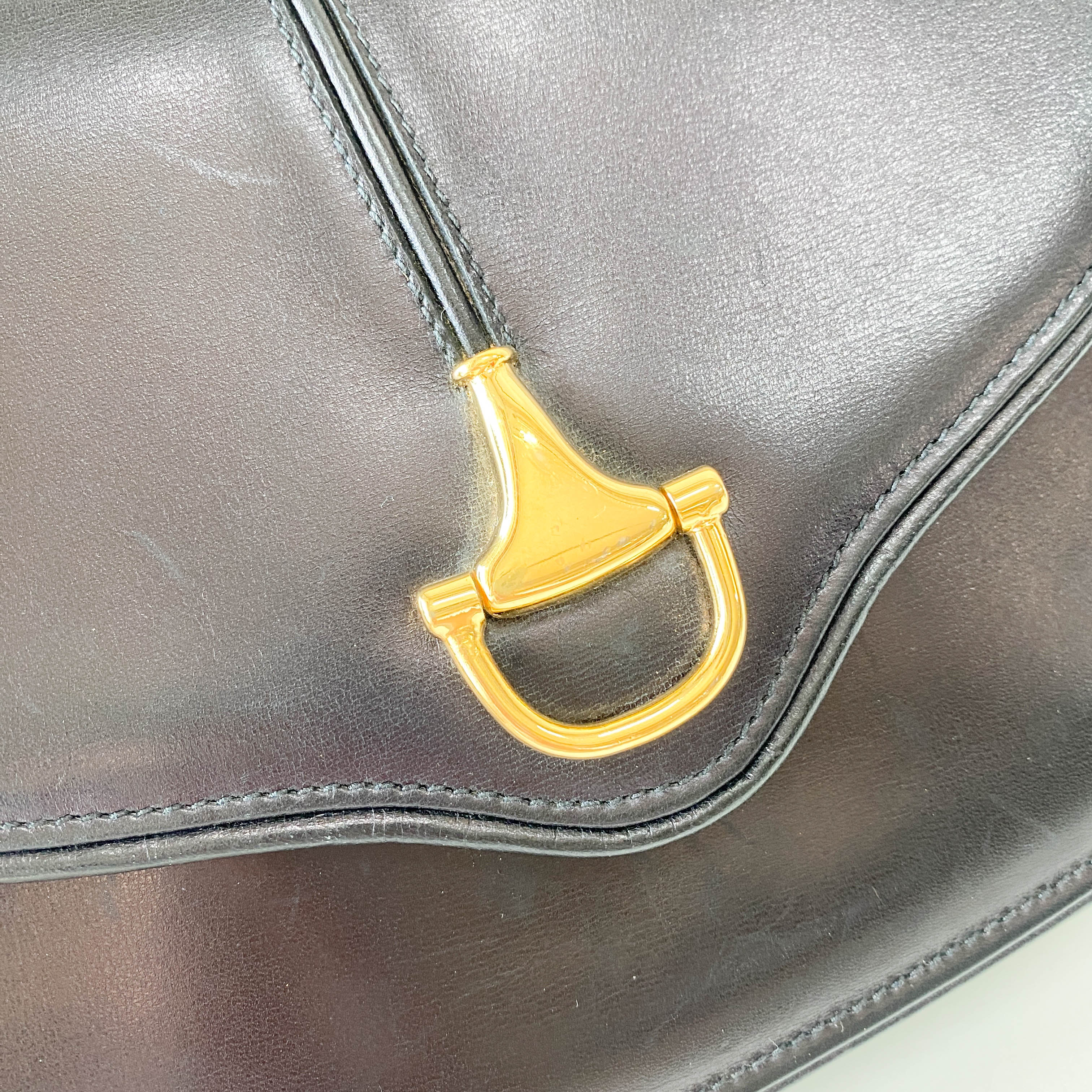 Horsebit Dark Chocolate Brown Bag