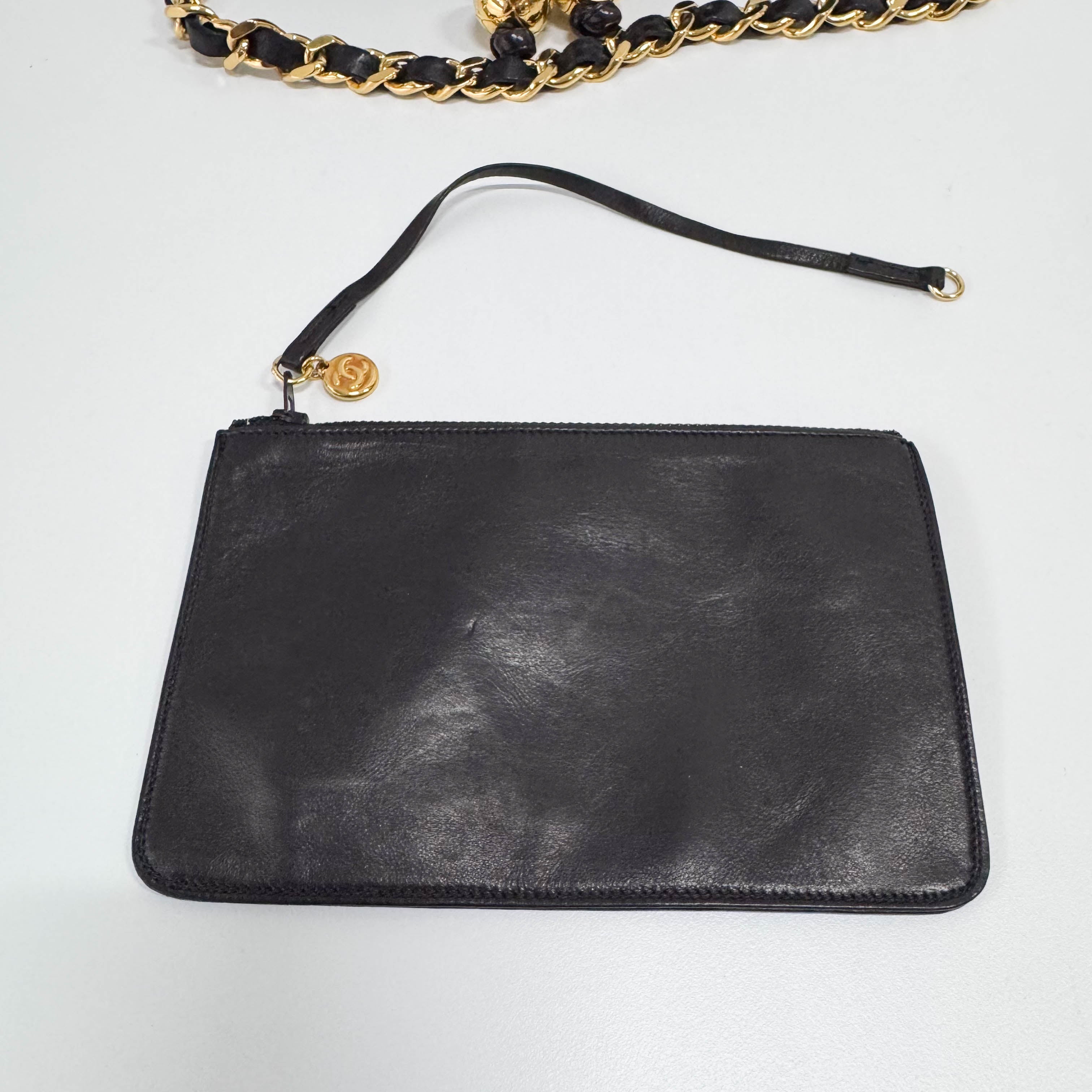Black Velvet Crossbody Bag