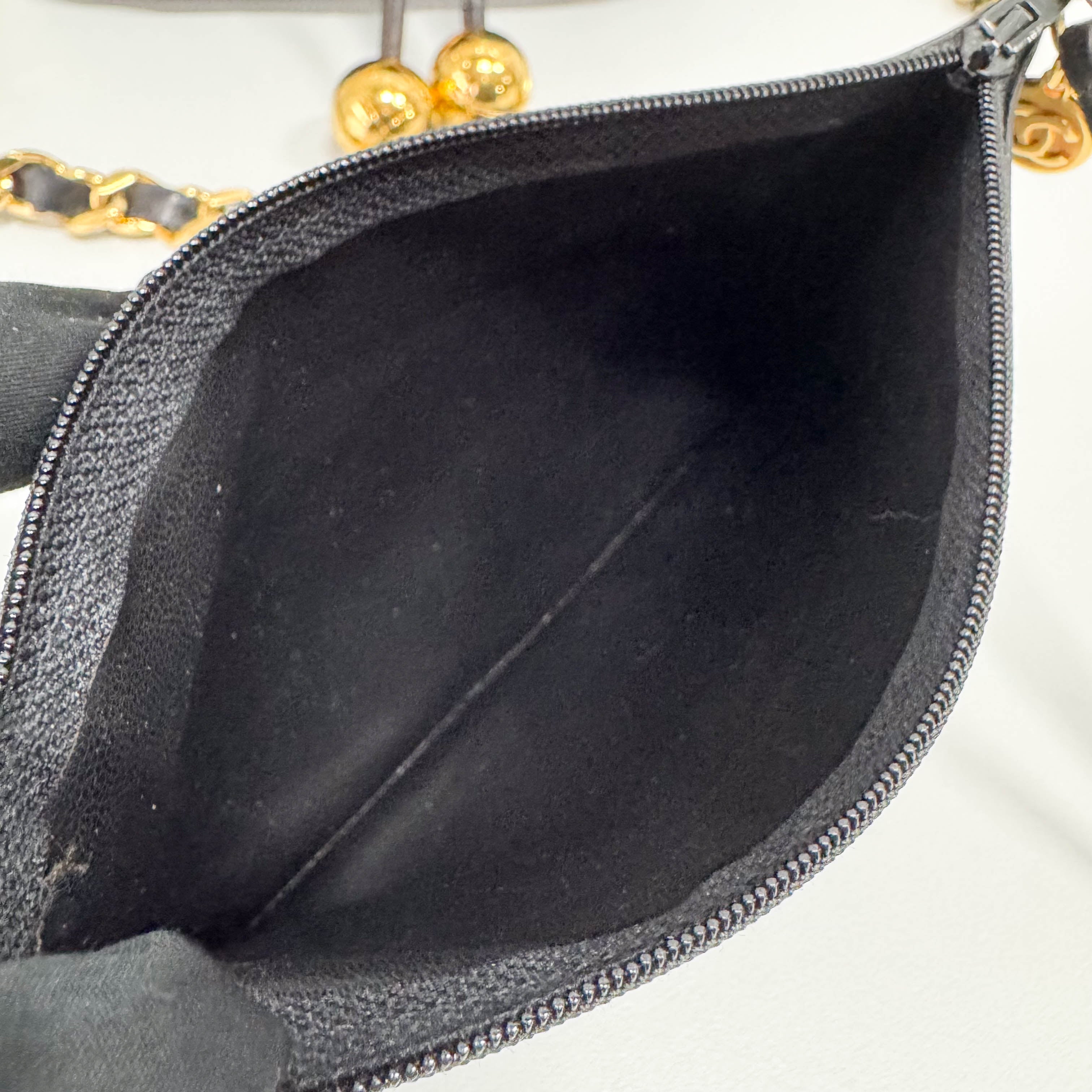 Black Velvet Crossbody Bag