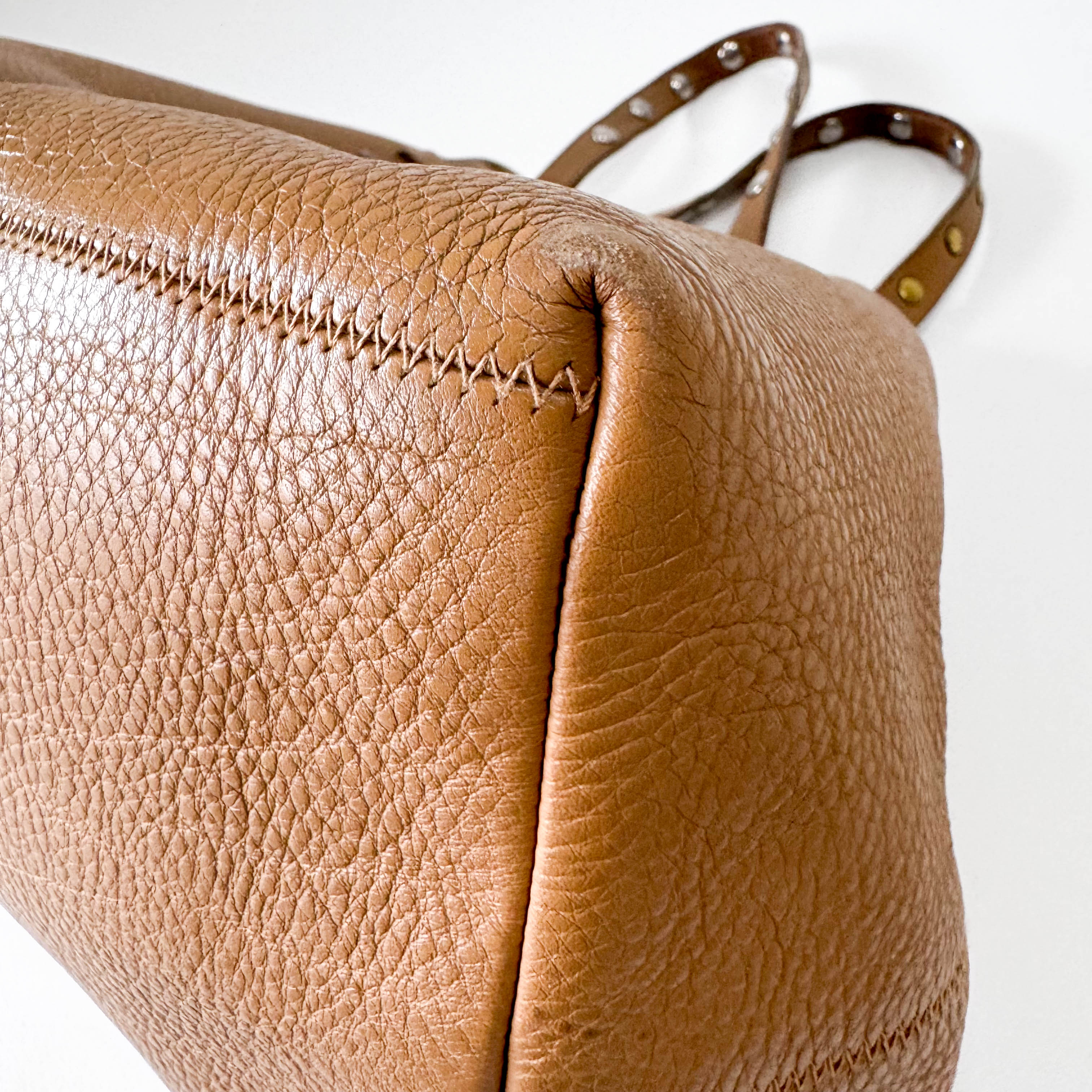 Archive Brown Leather Tote Bag
