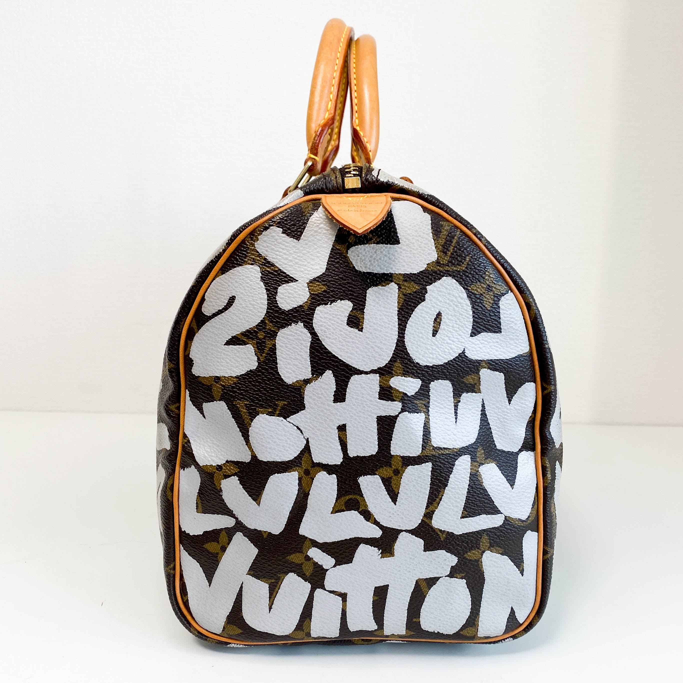 Louis Vuitton x Stephen Sprouse Monogram Graffiti Speedy 30 White