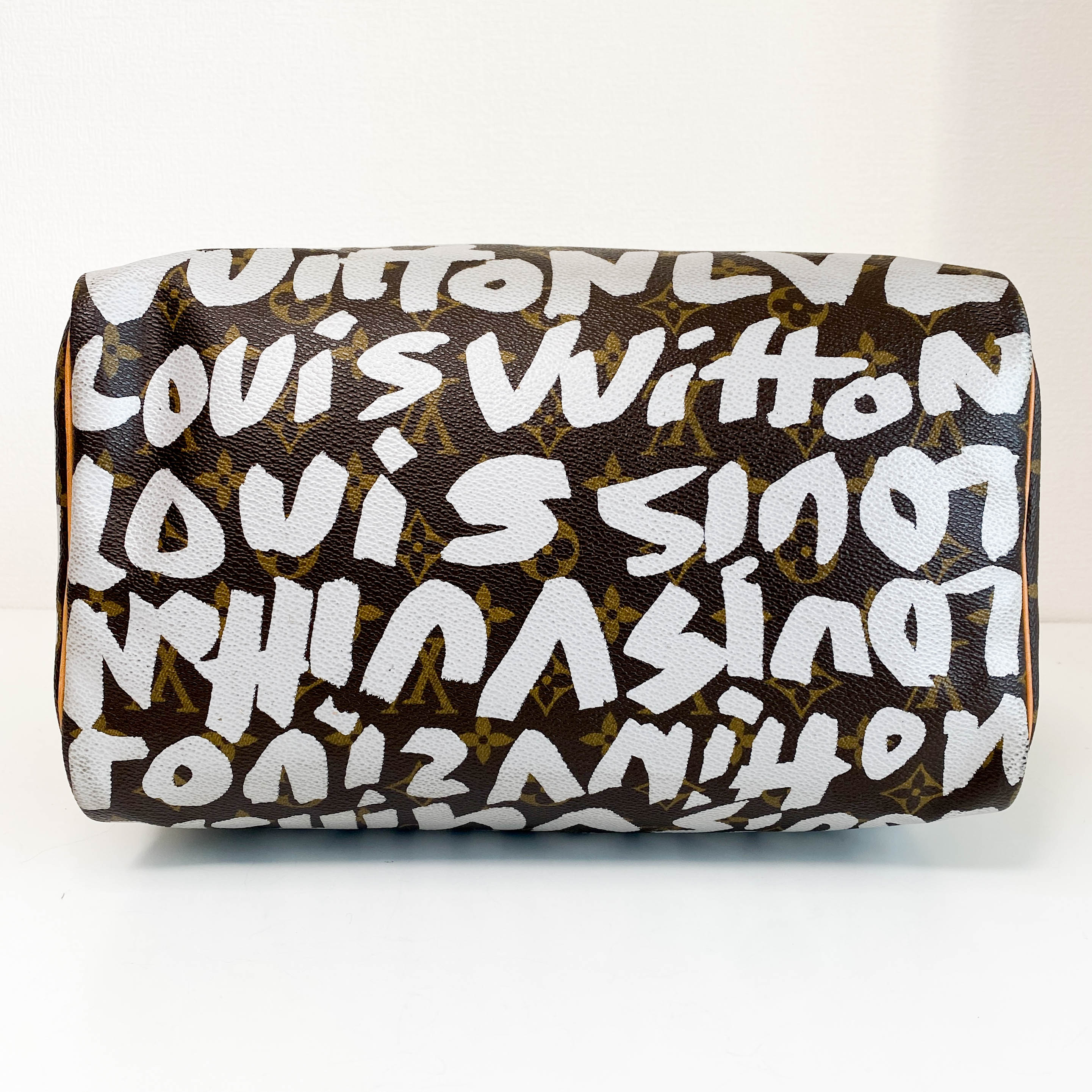 Louis Vuitton x Stephen Sprouse Monogram Graffiti Speedy 30 White