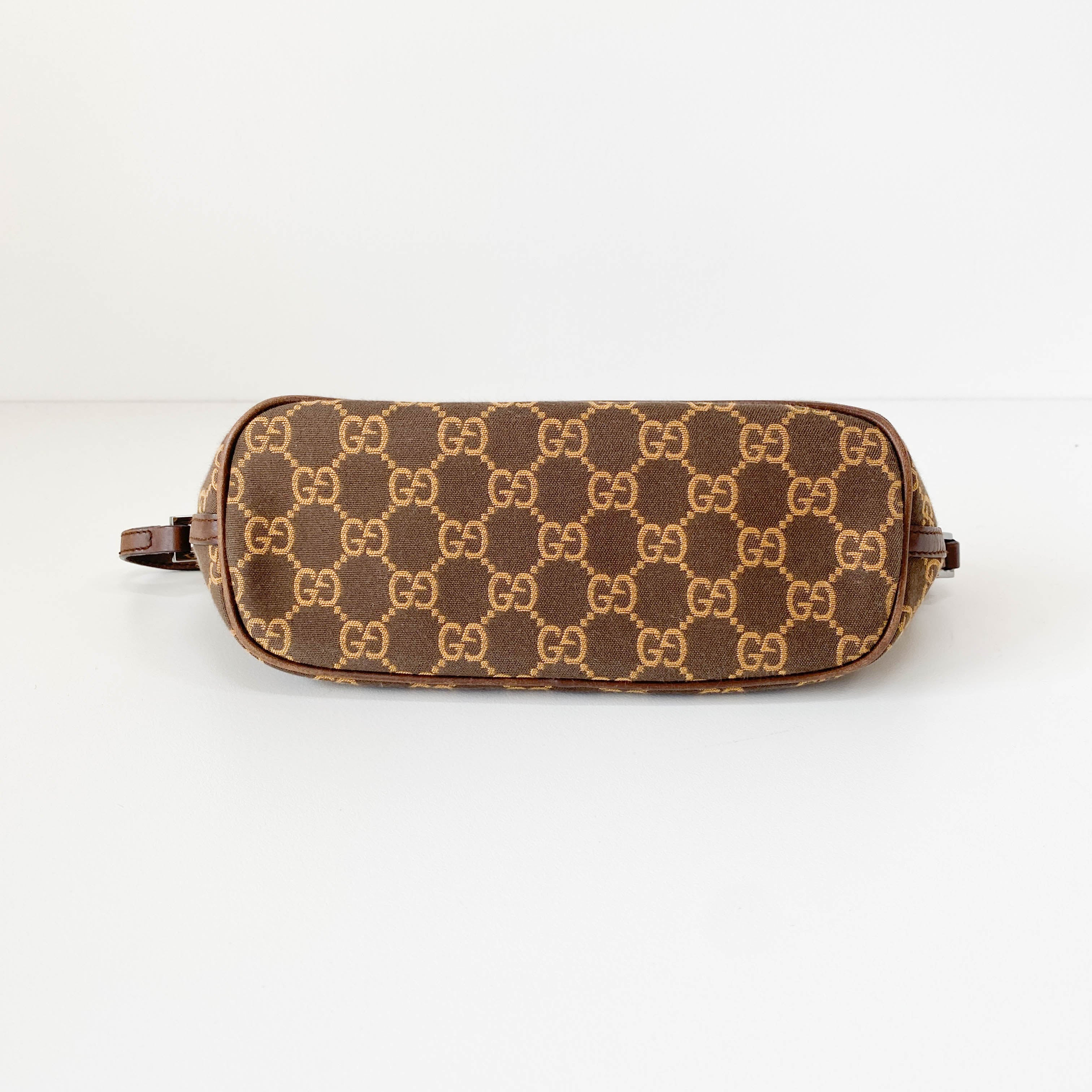 Boat Brown GG Canvas Pouch