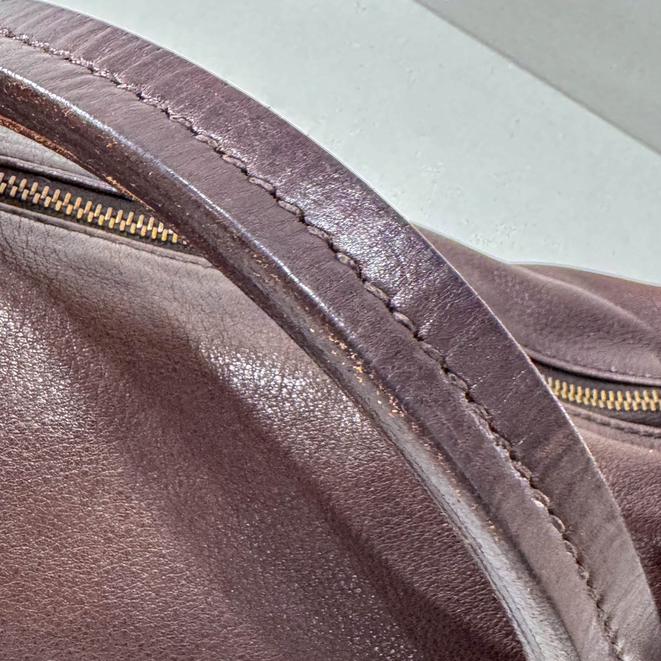 Archive Horizontal Brown Shoulder Bag