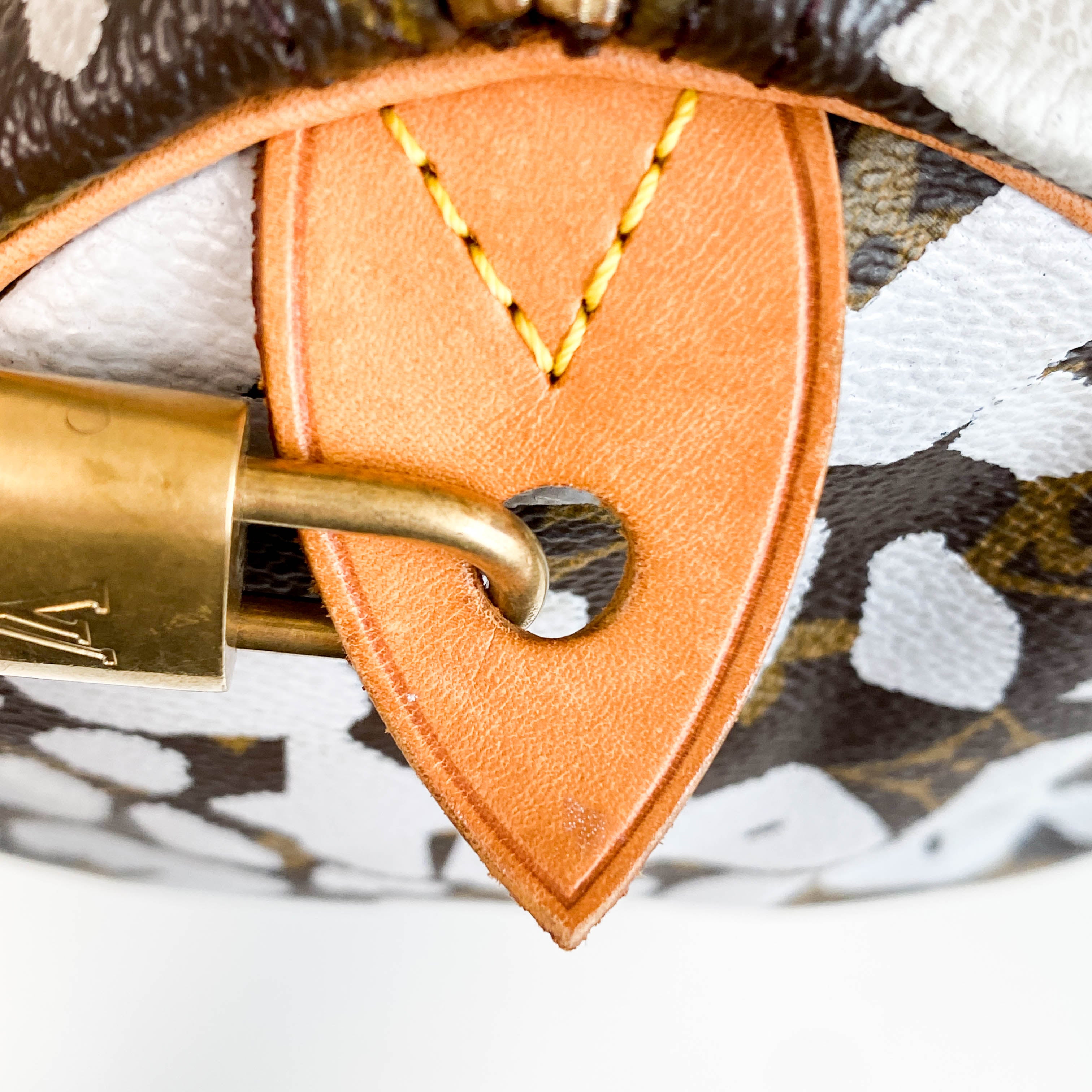 Louis Vuitton x Stephen Sprouse Monogram Graffiti Speedy 30 White