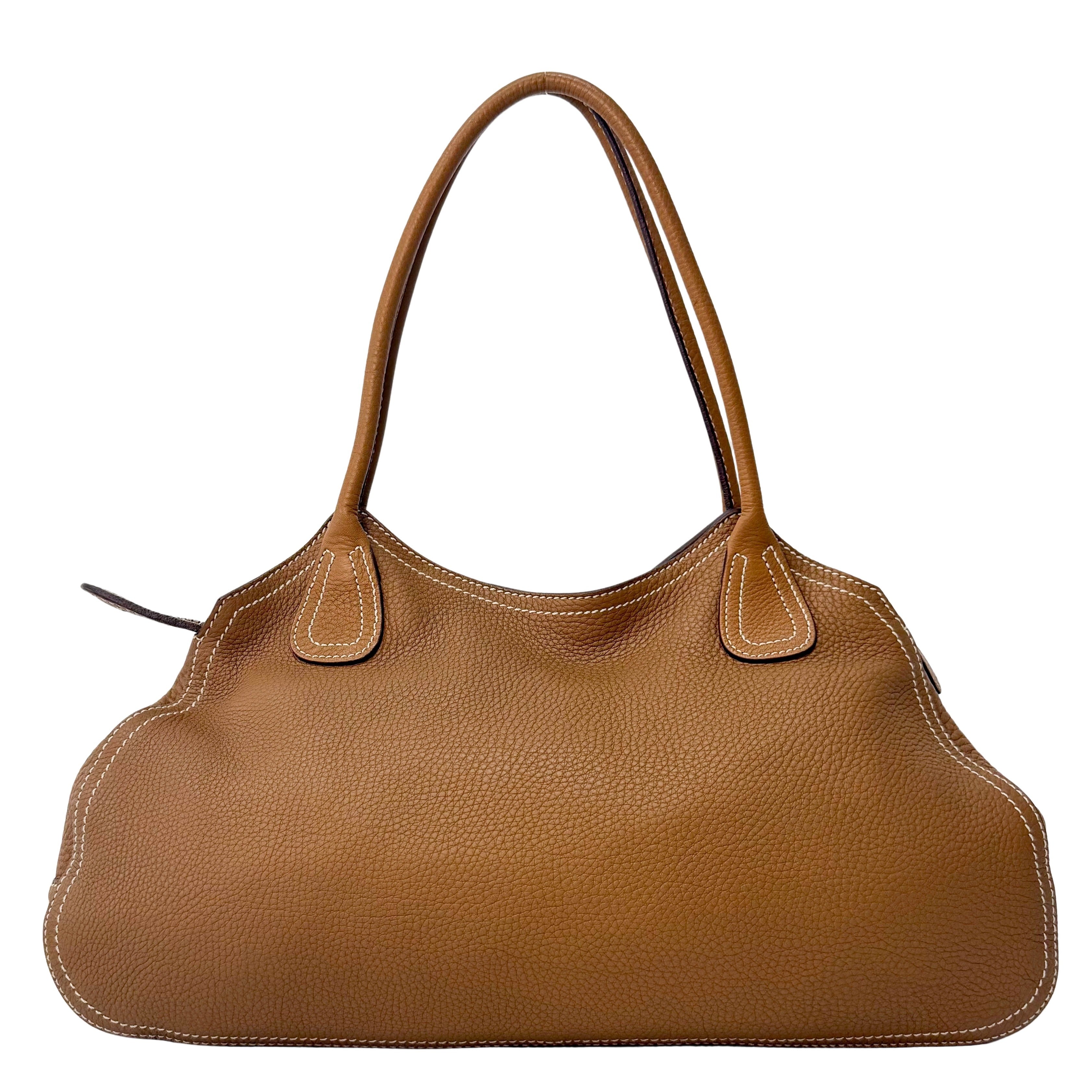 Archive Brown Leather Shoulder Bag