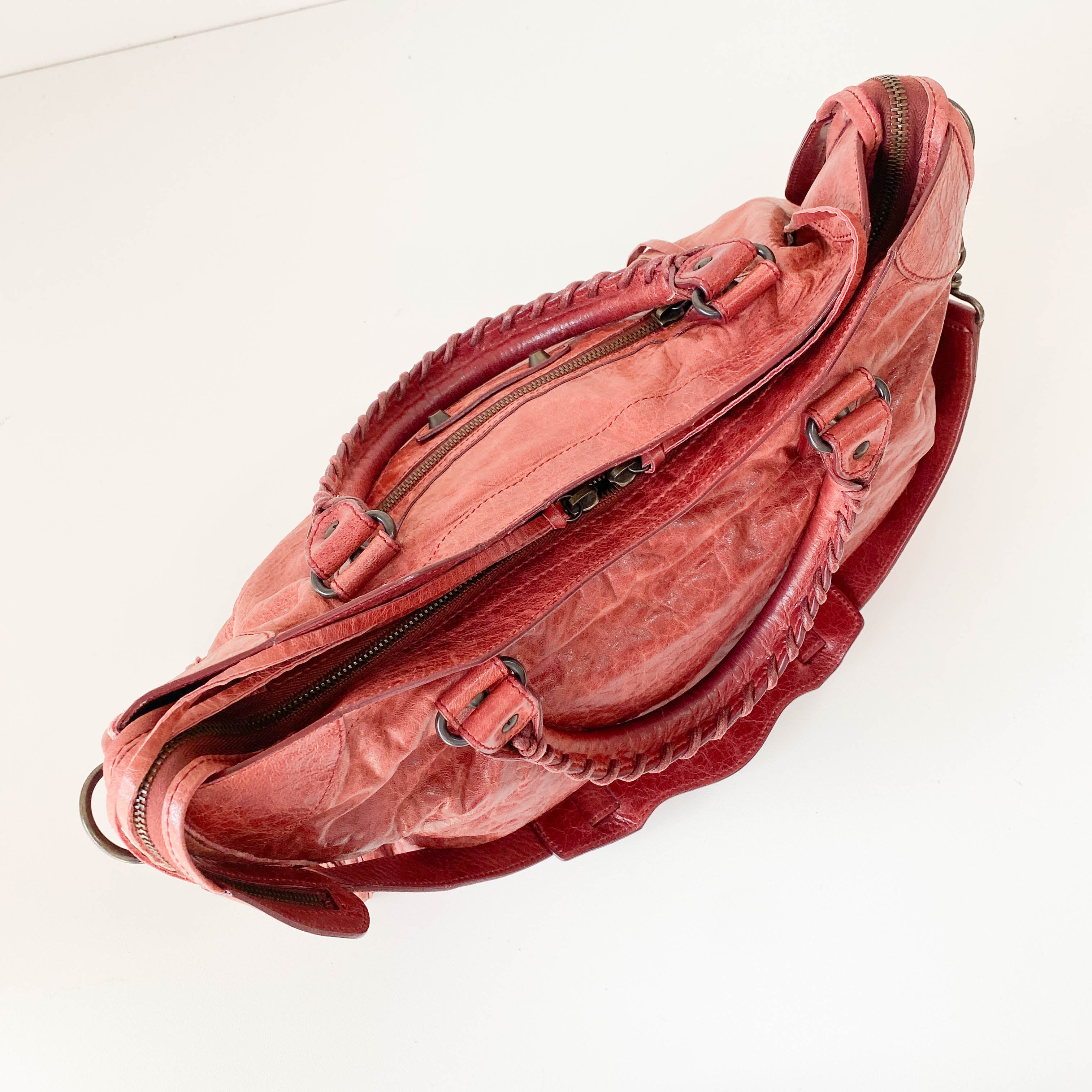 Le City Red Leather Bag