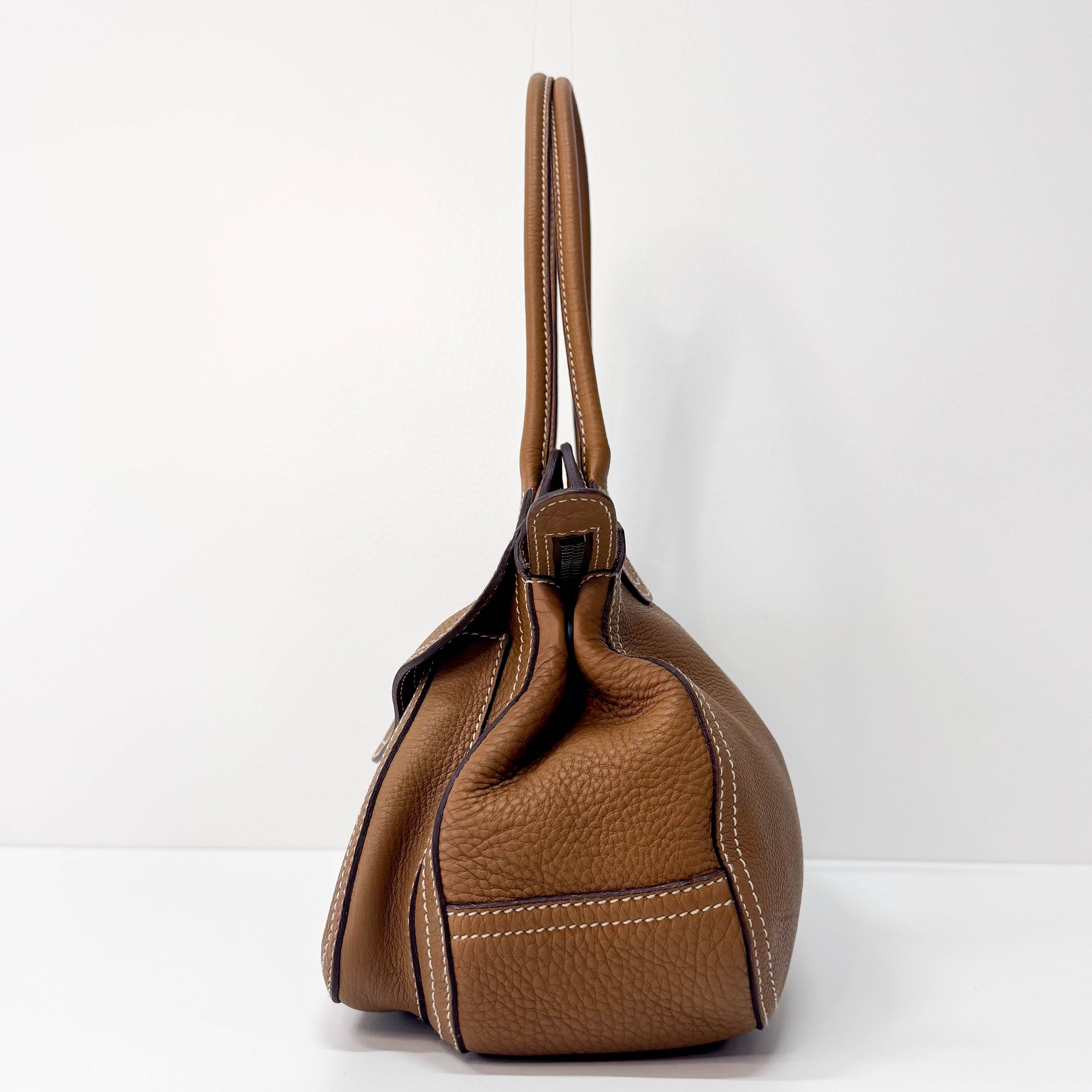 Archive Brown Leather Shoulder Bag