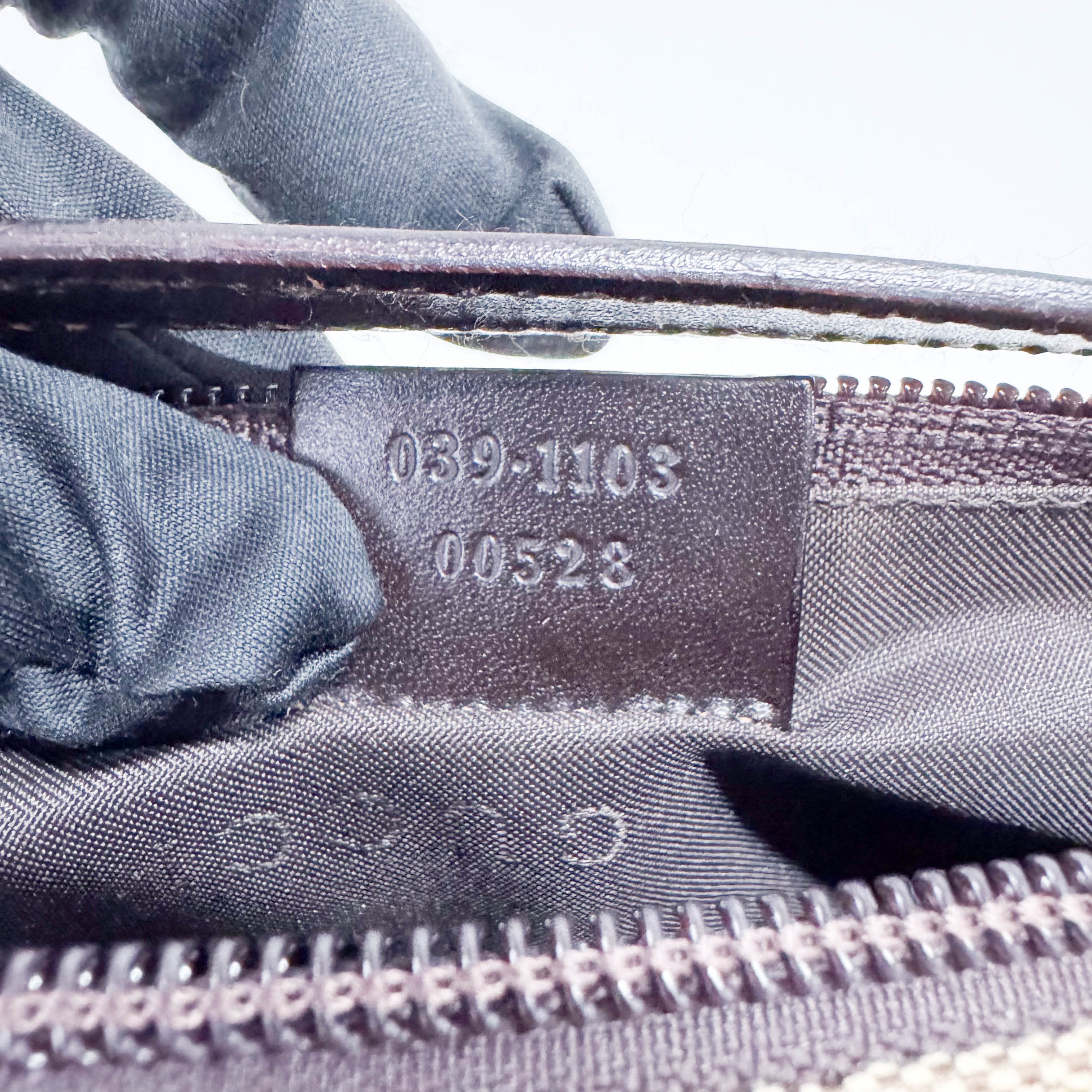 GG Canvas Ebony Handbag