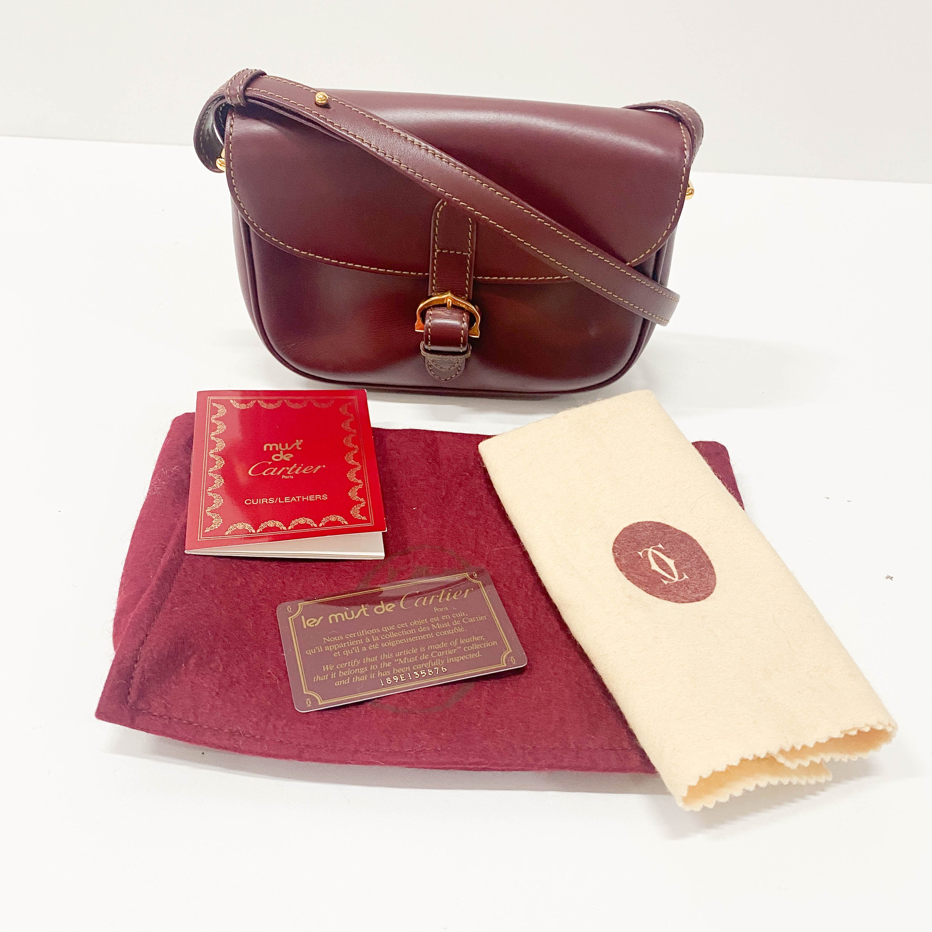 Red Leather Crossbody Bag