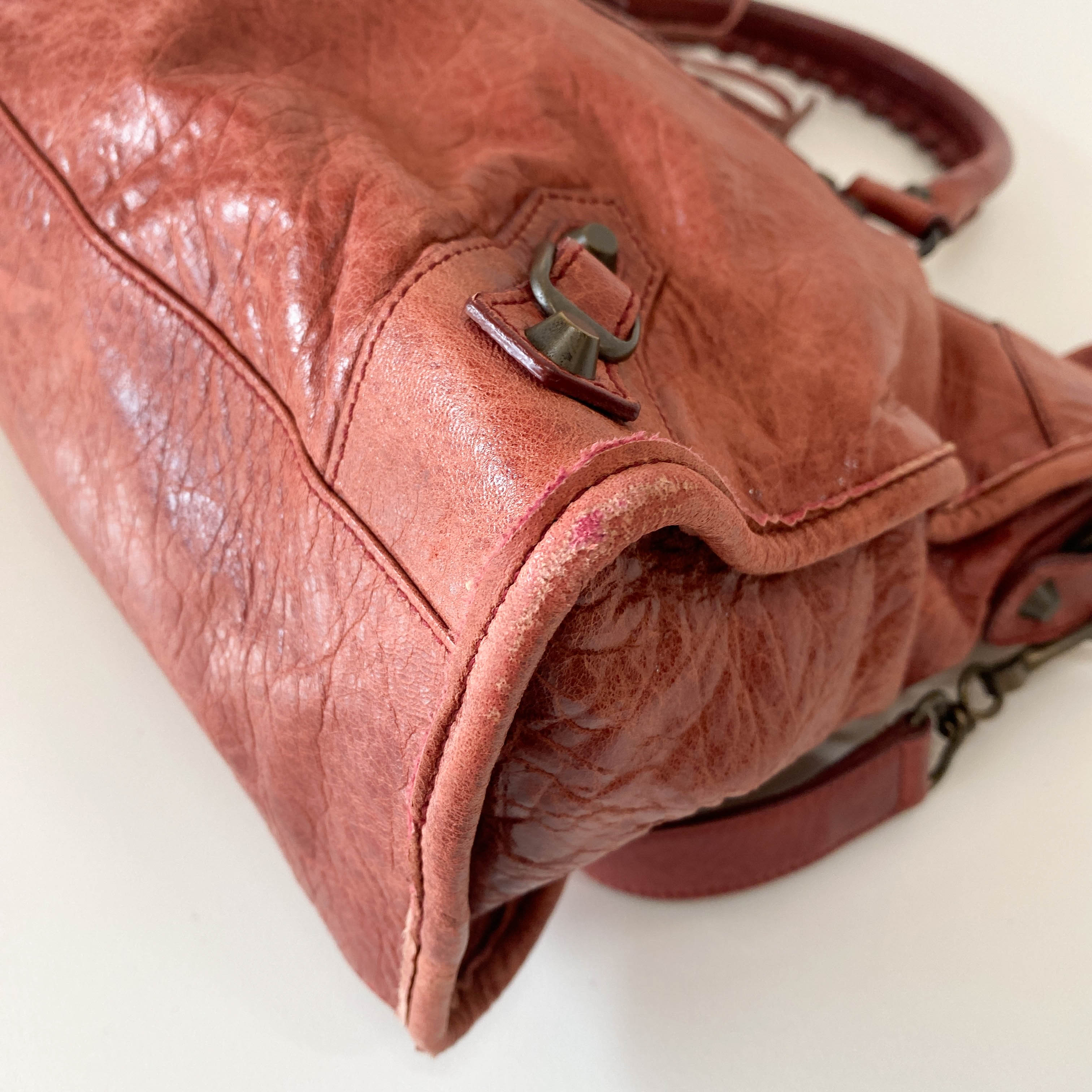 Le City Red Leather Bag