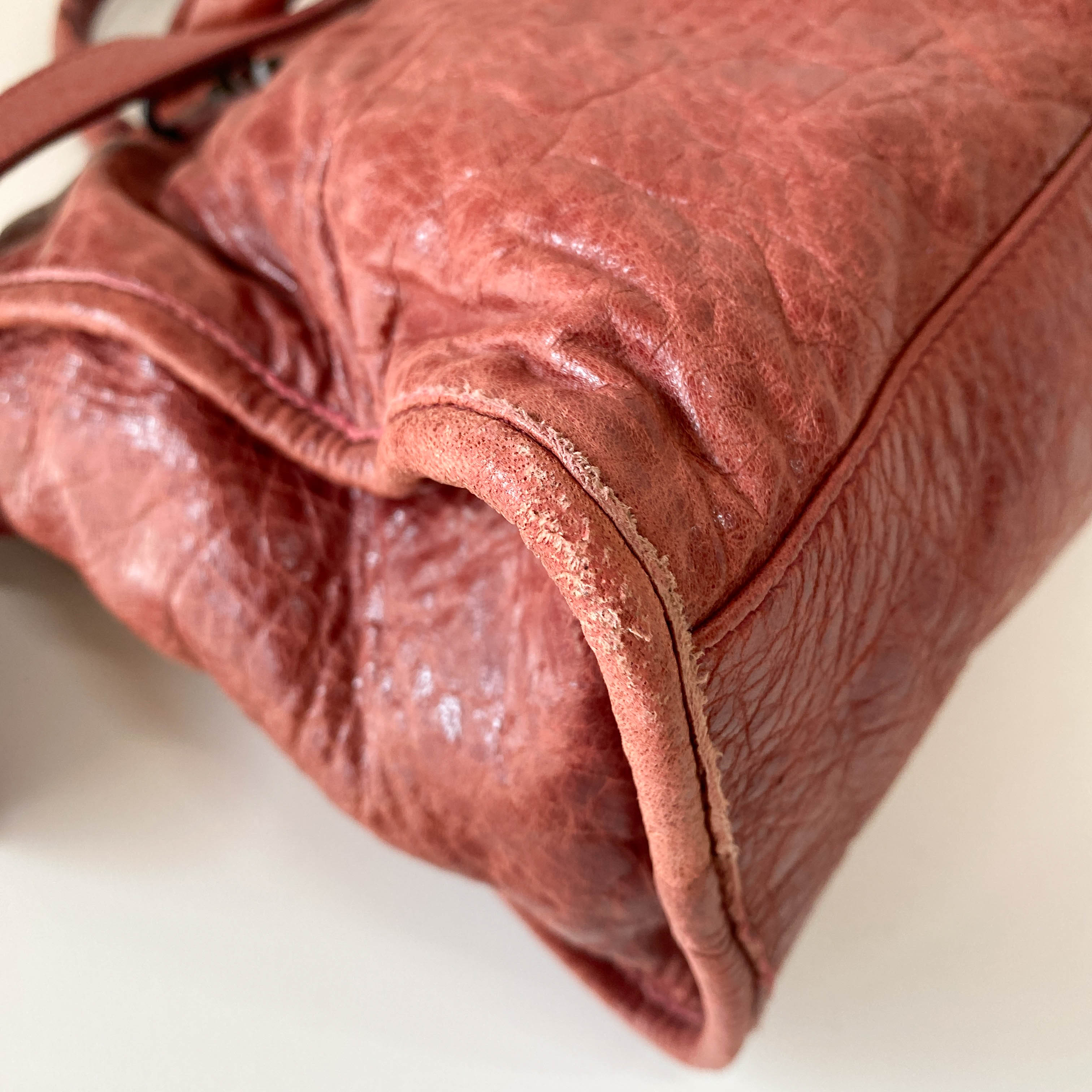 Le City Red Leather Bag