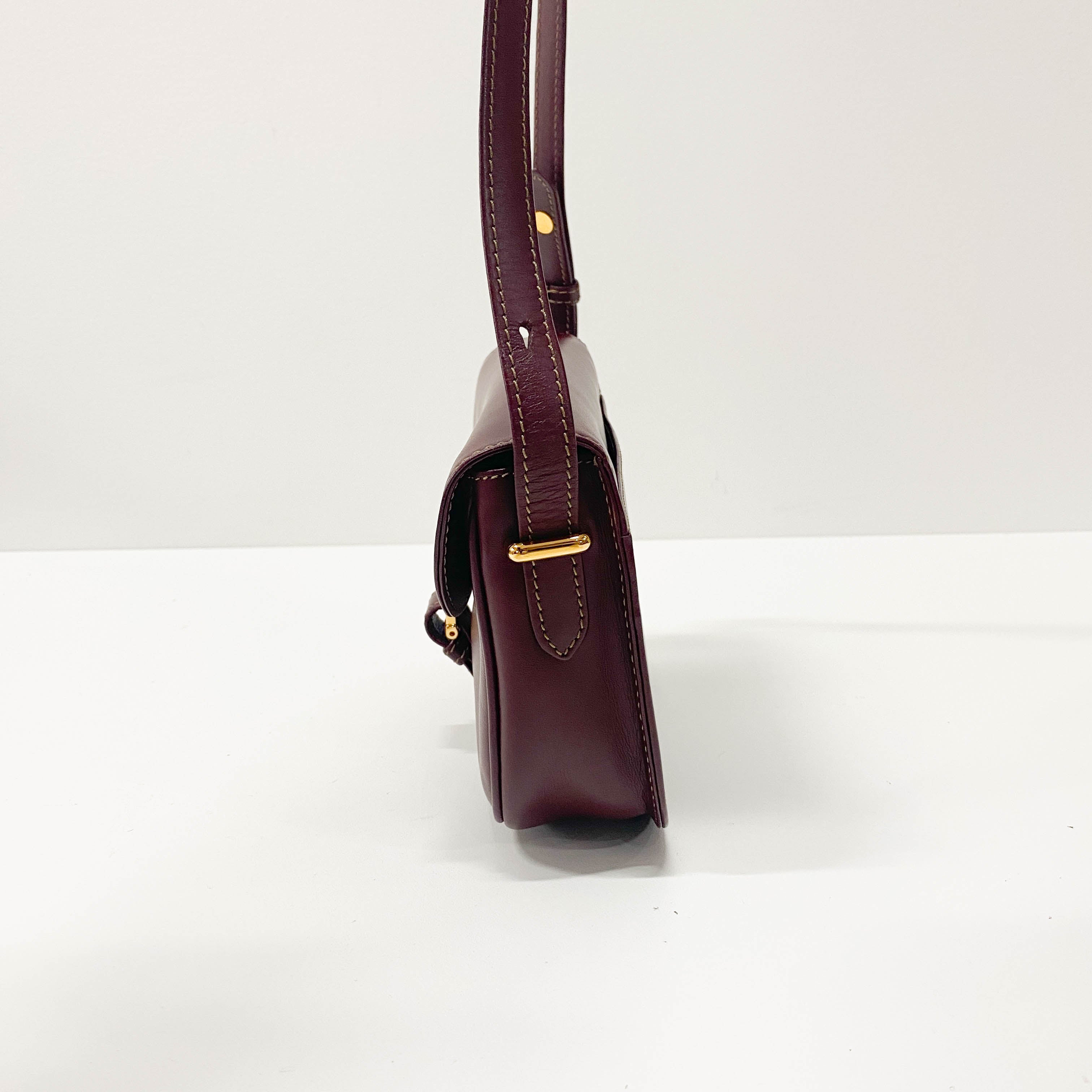 Red Leather Crossbody Bag