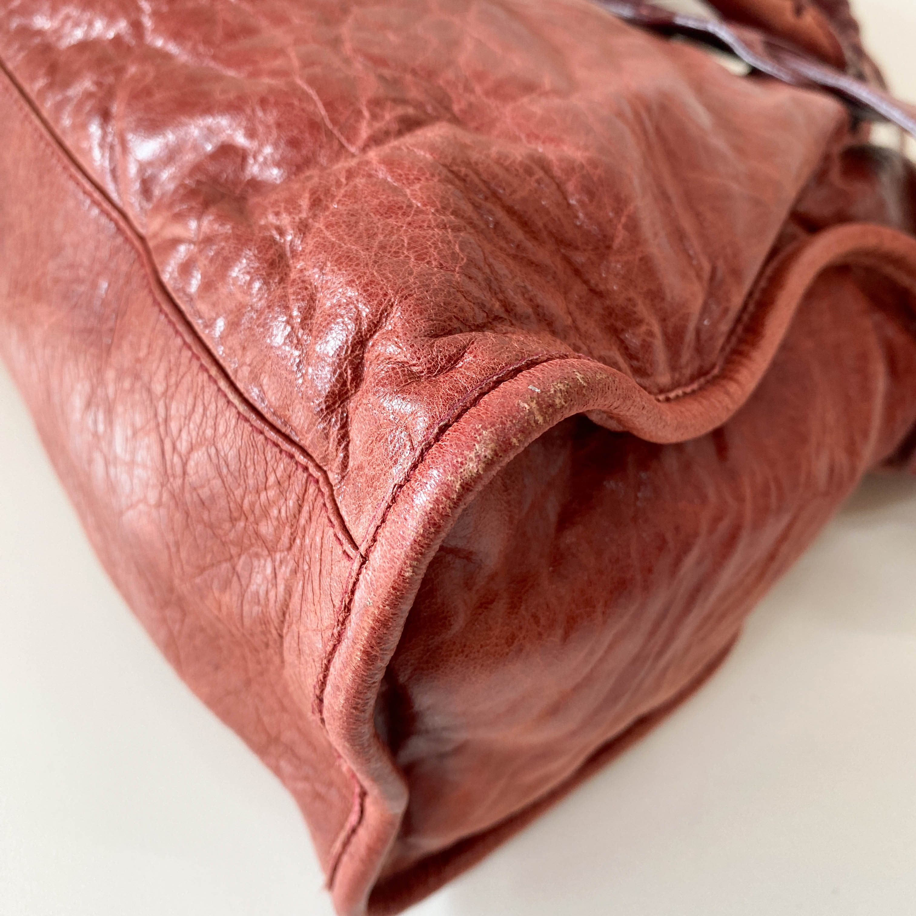 Le City Red Leather Bag