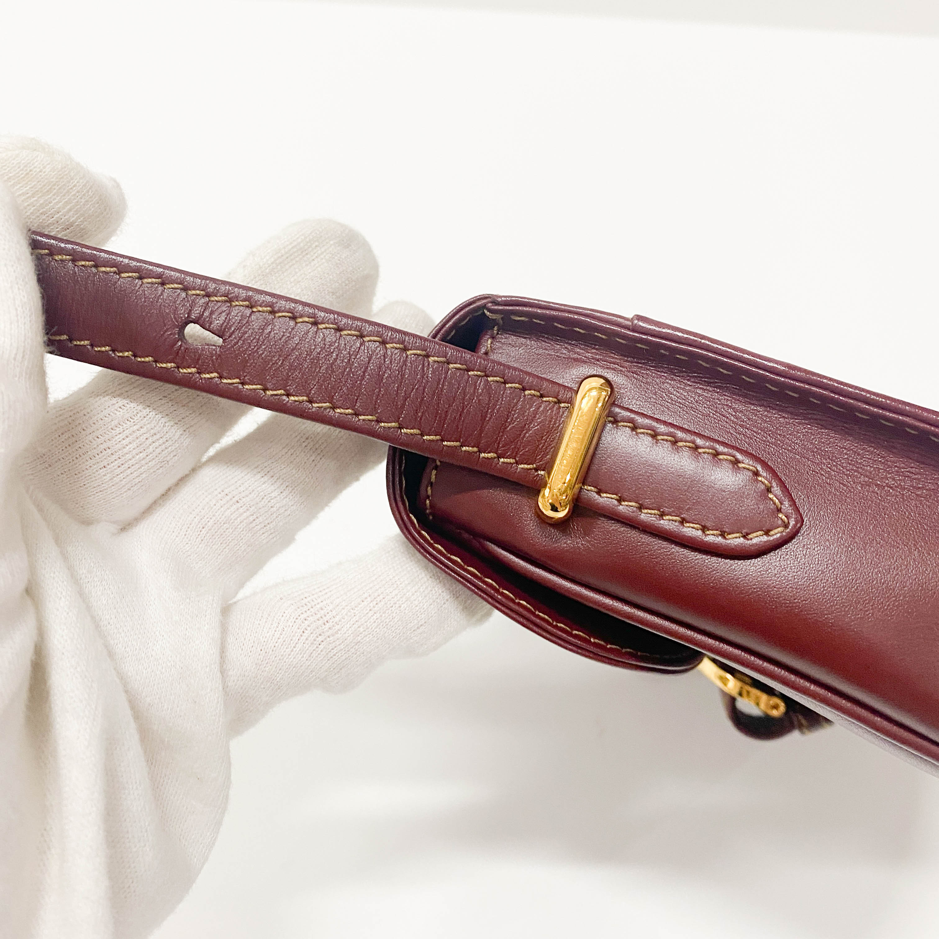 Red Leather Crossbody Bag