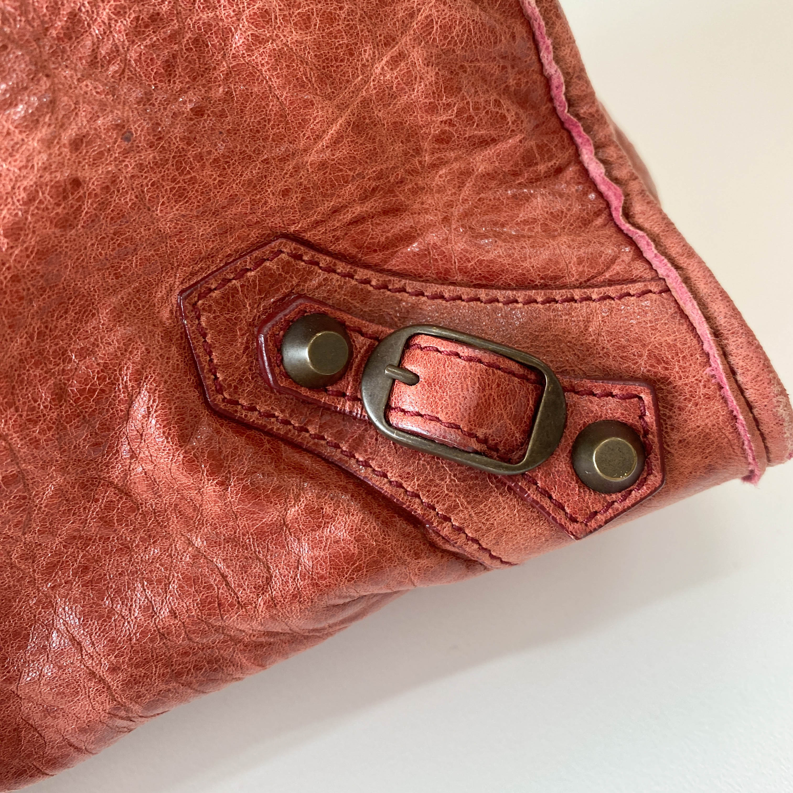 Le City Red Leather Bag