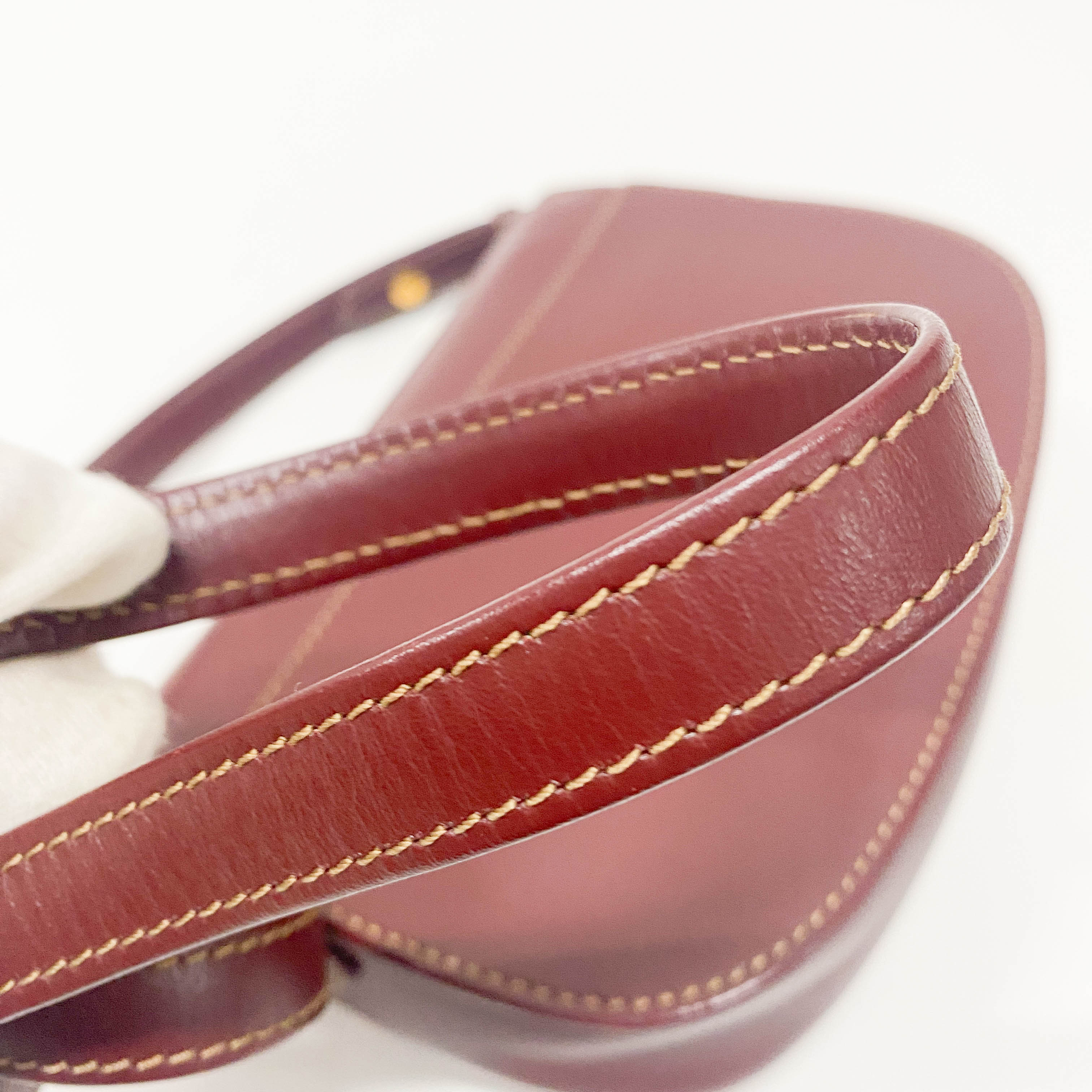 Red Leather Crossbody Bag
