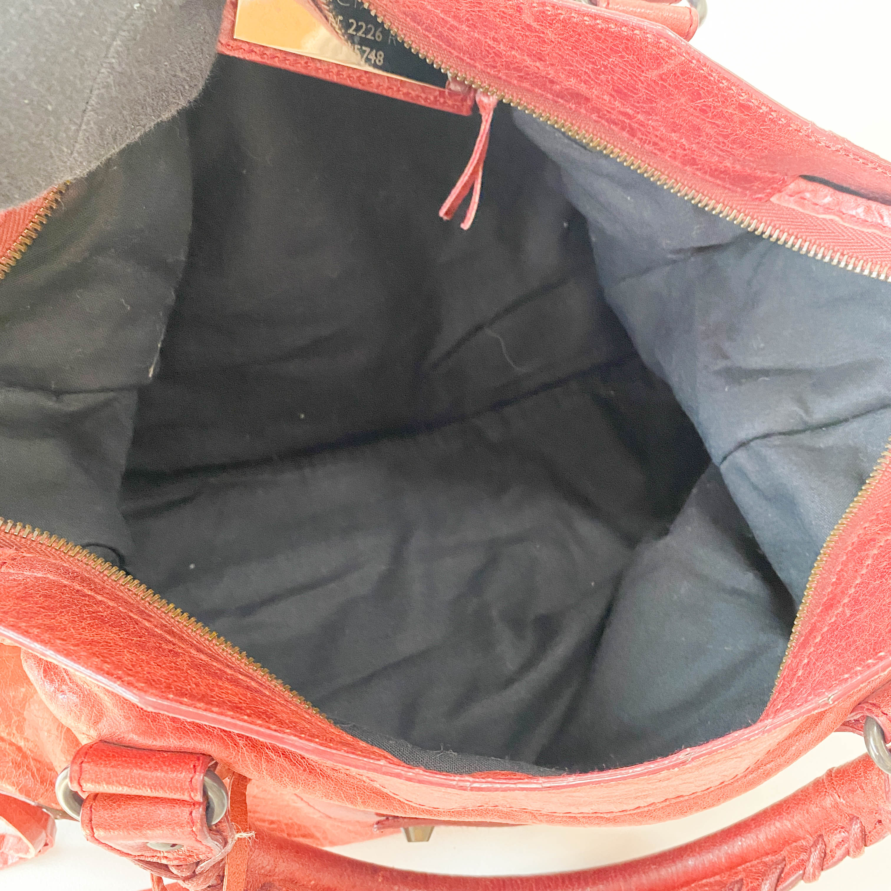 Le City Red Leather Bag