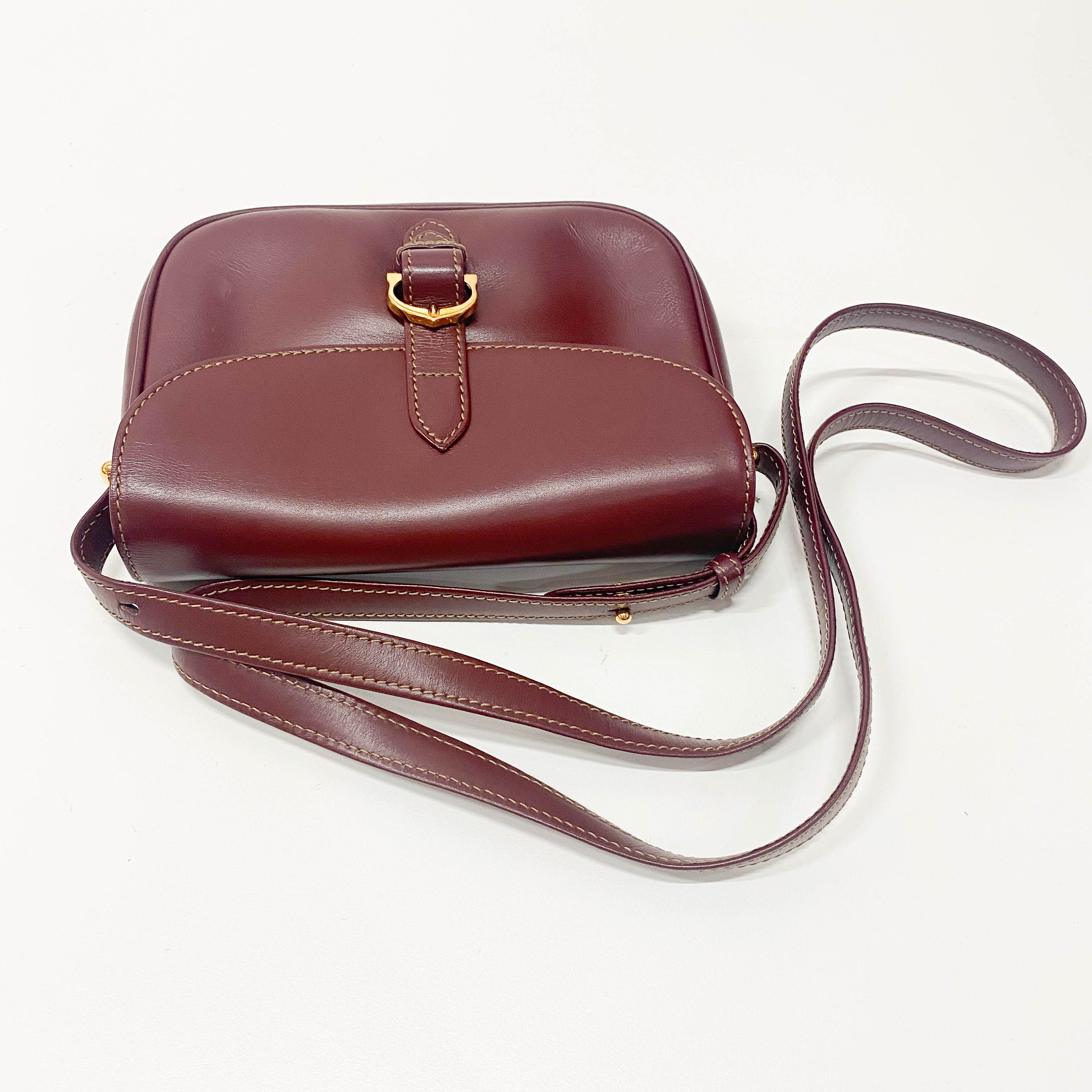 Red Leather Crossbody Bag