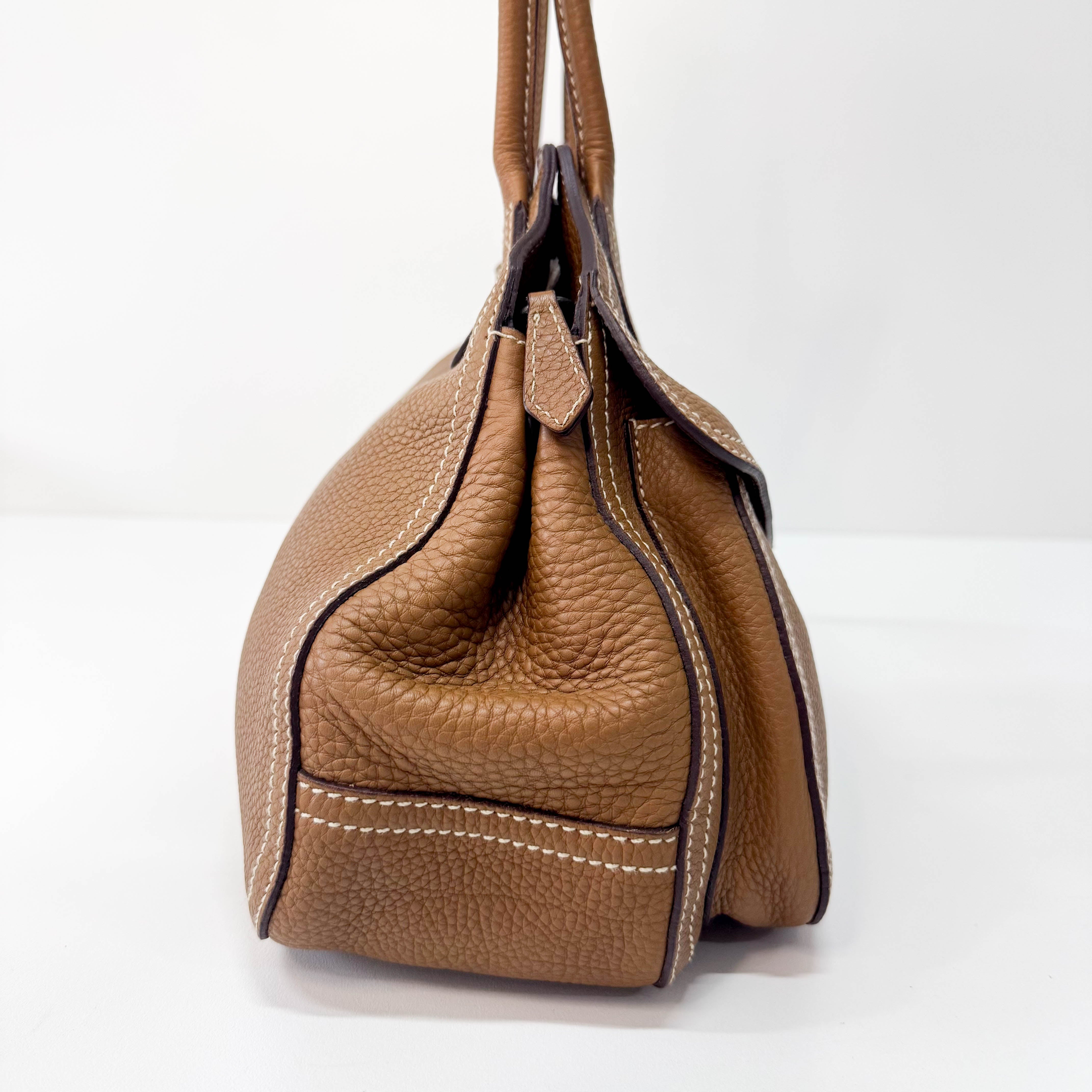 Archive Brown Leather Shoulder Bag