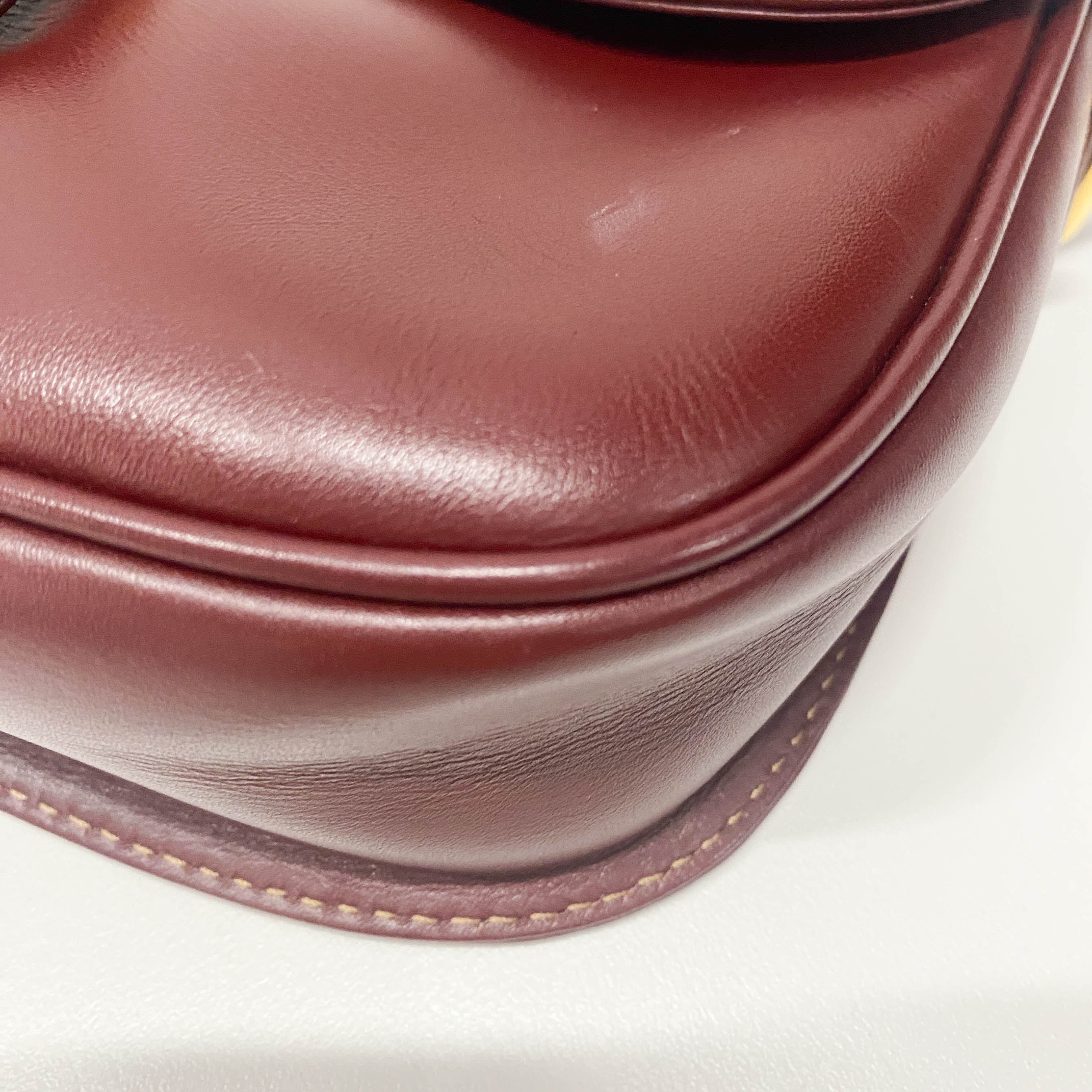 Red Leather Crossbody Bag