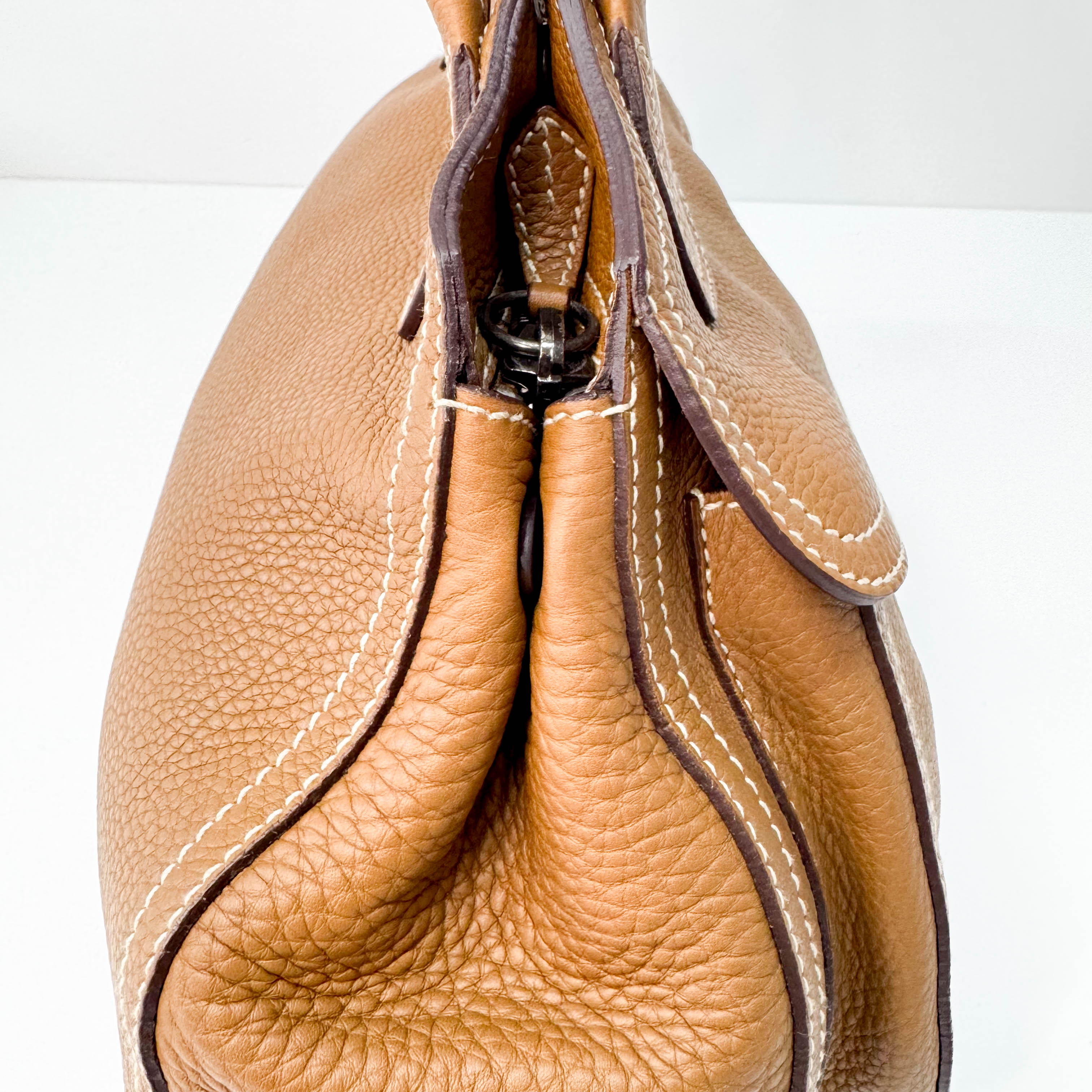 Archive Brown Leather Shoulder Bag
