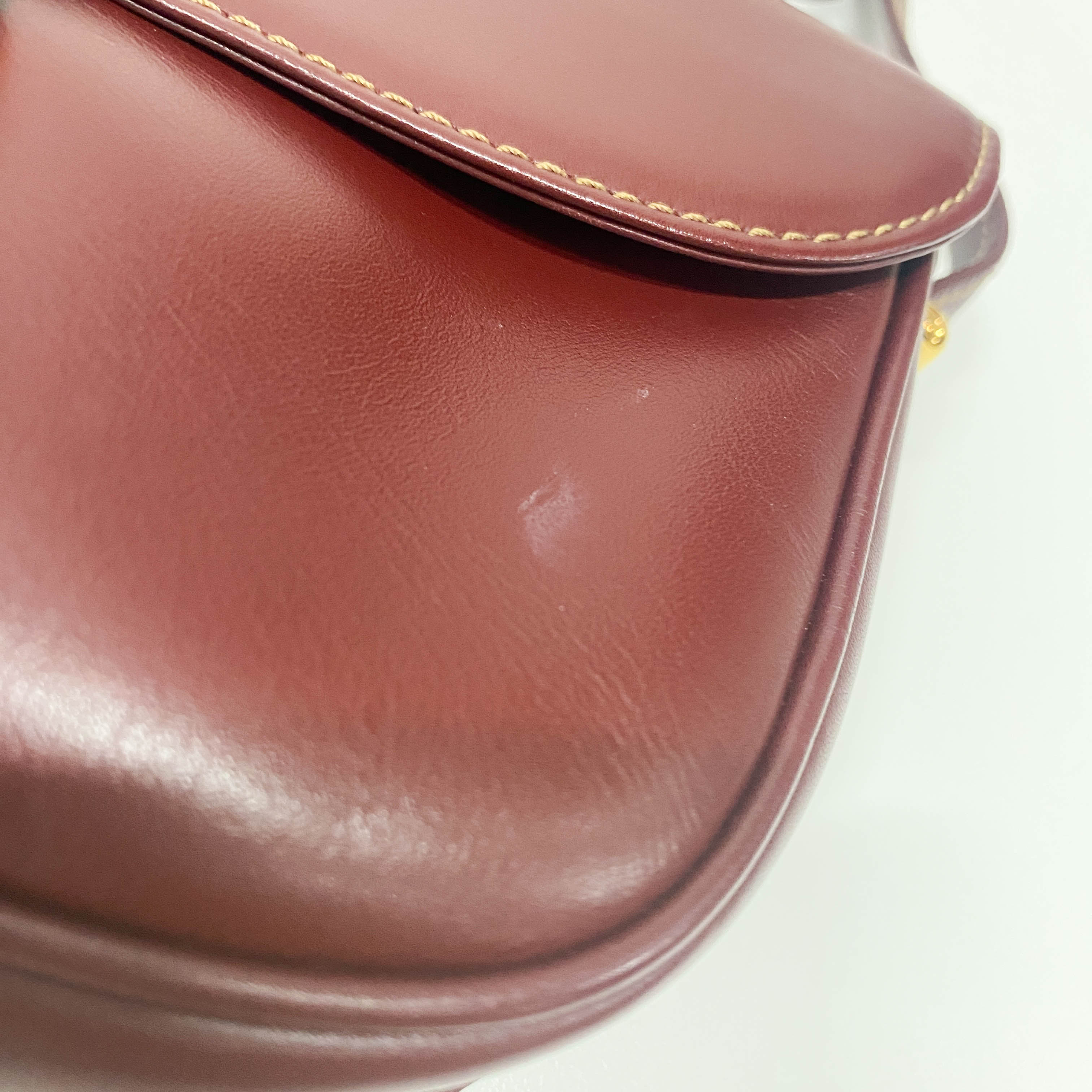 Red Leather Crossbody Bag