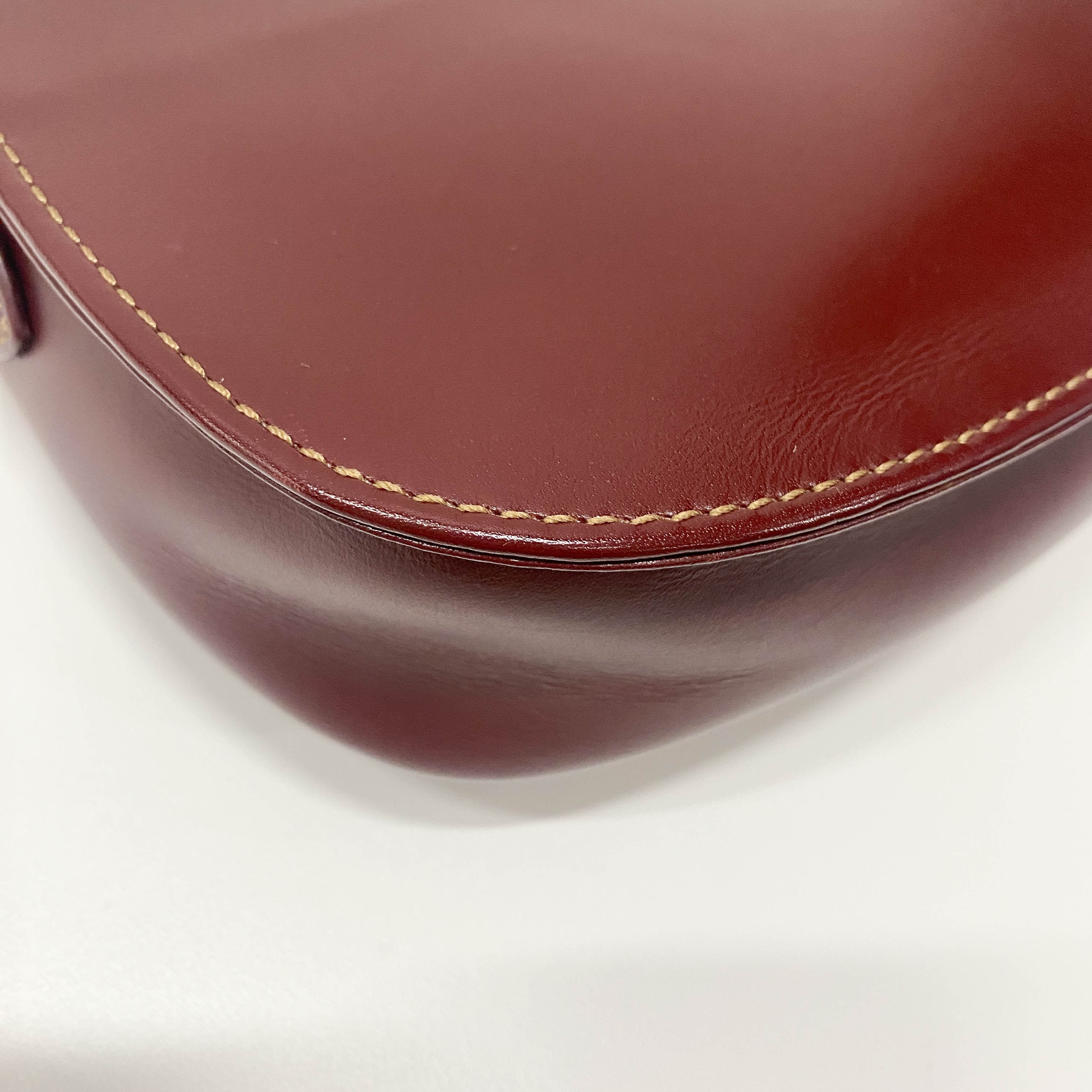 Red Leather Crossbody Bag