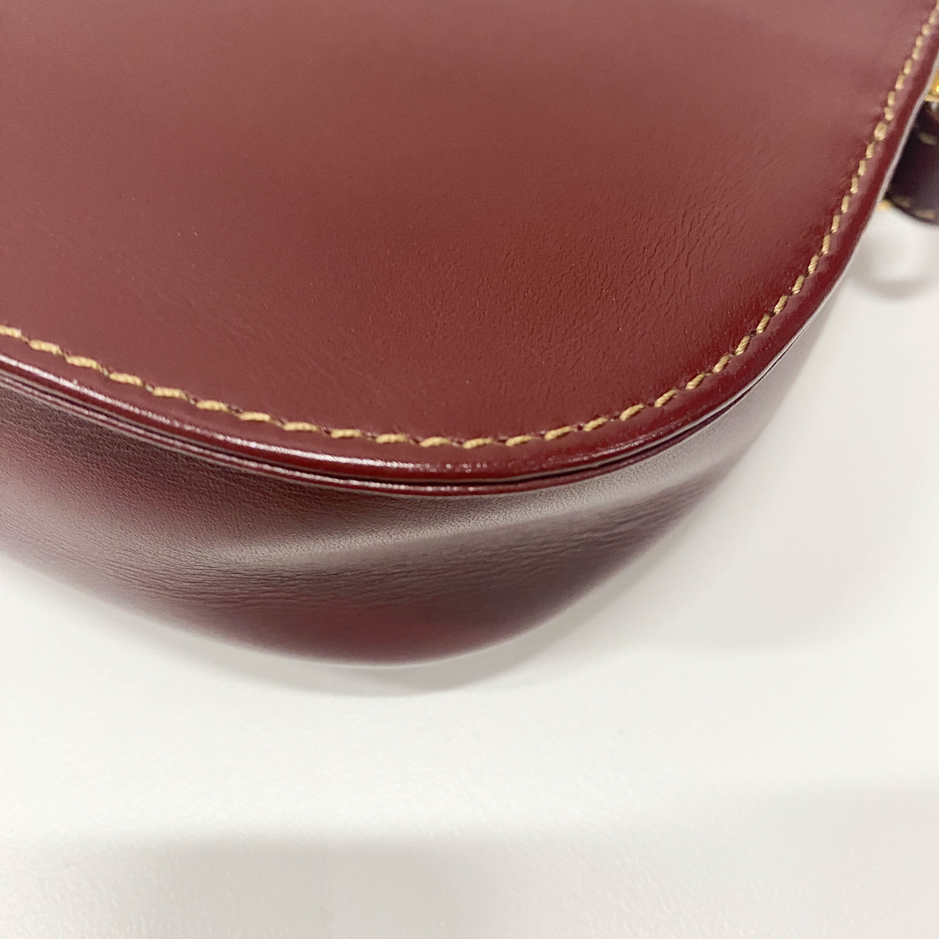 Red Leather Crossbody Bag
