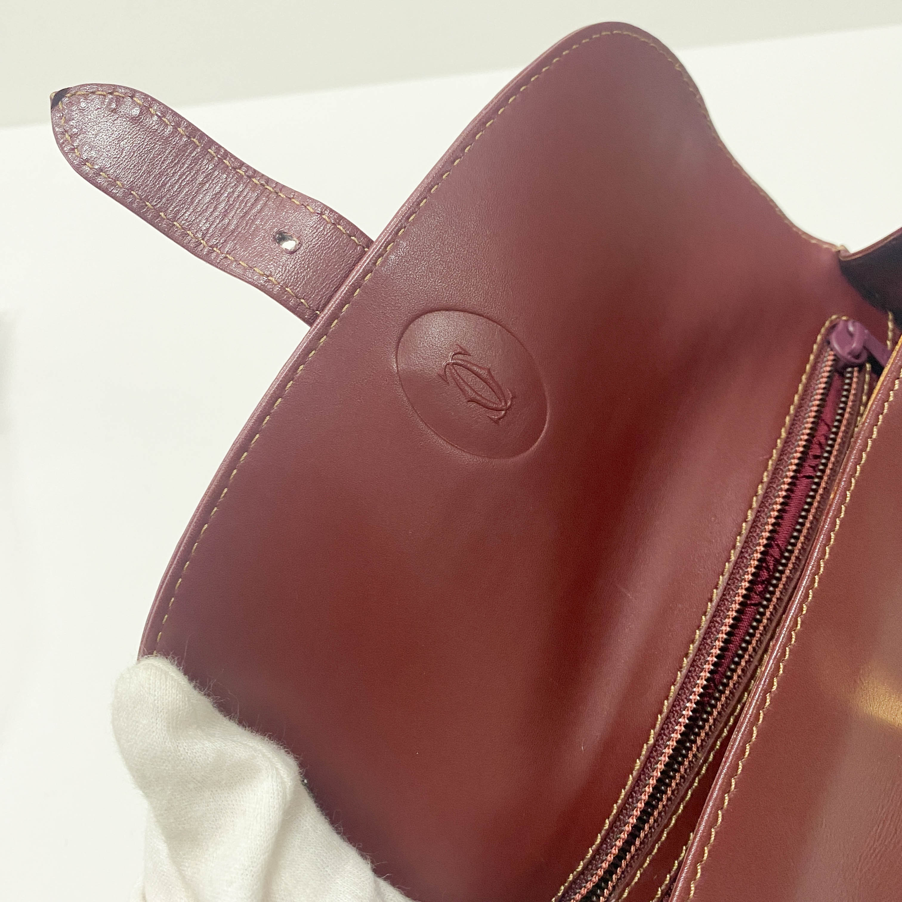 Red Leather Crossbody Bag