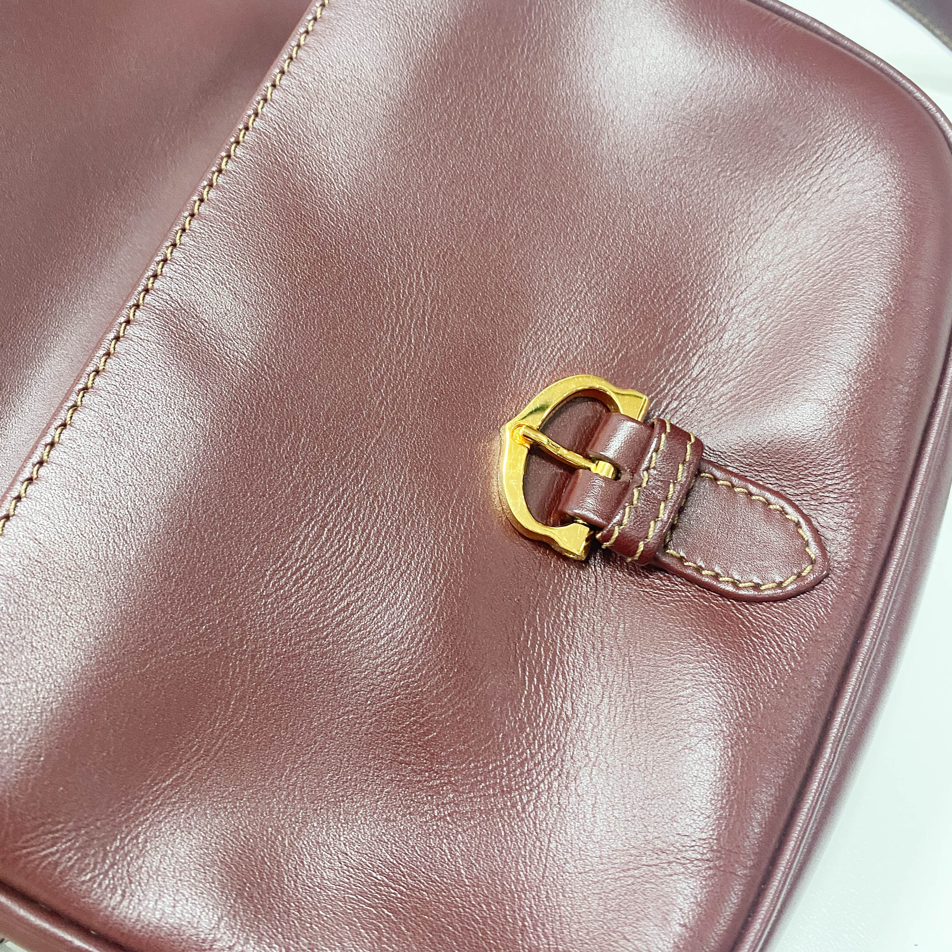 Red Leather Crossbody Bag