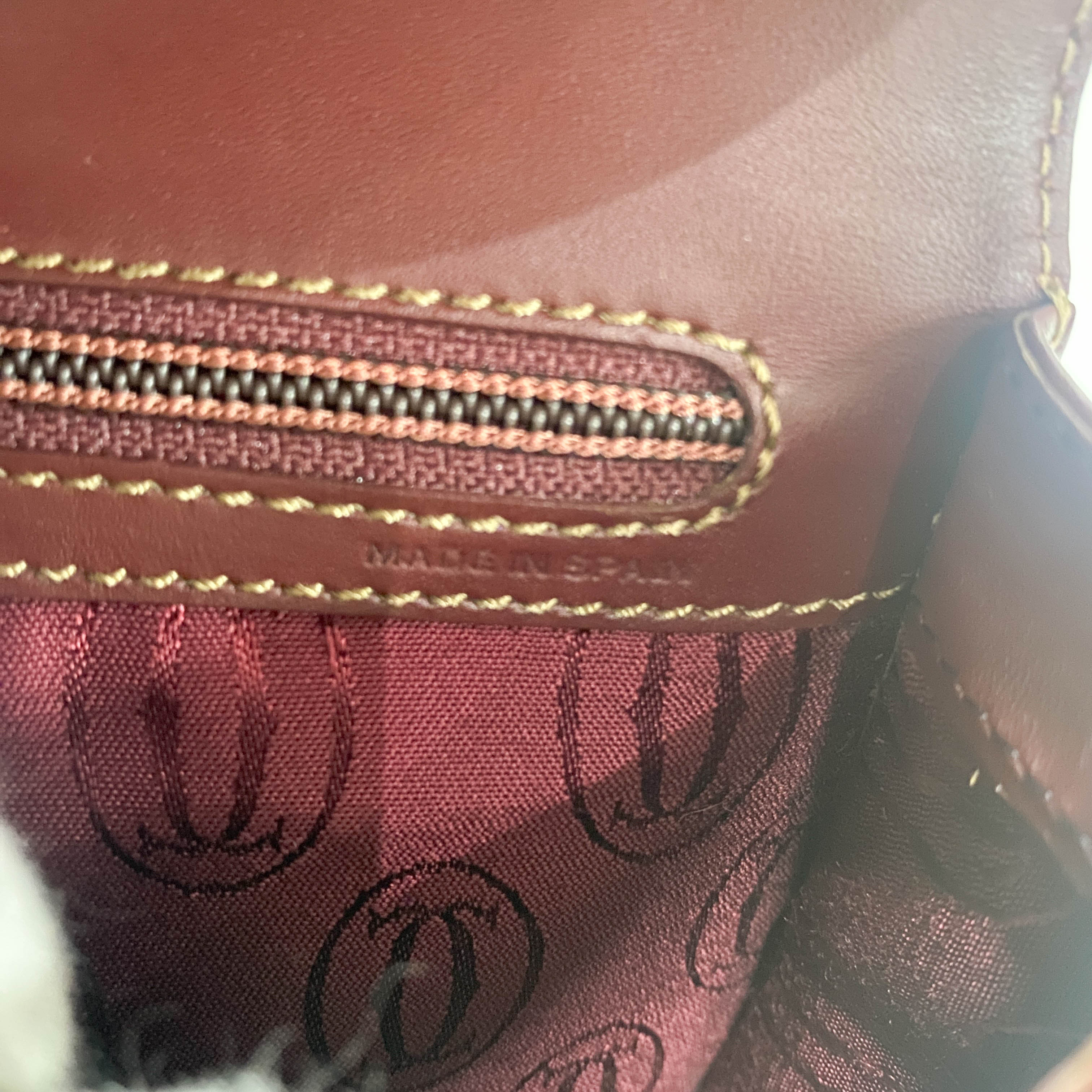 Red Leather Crossbody Bag